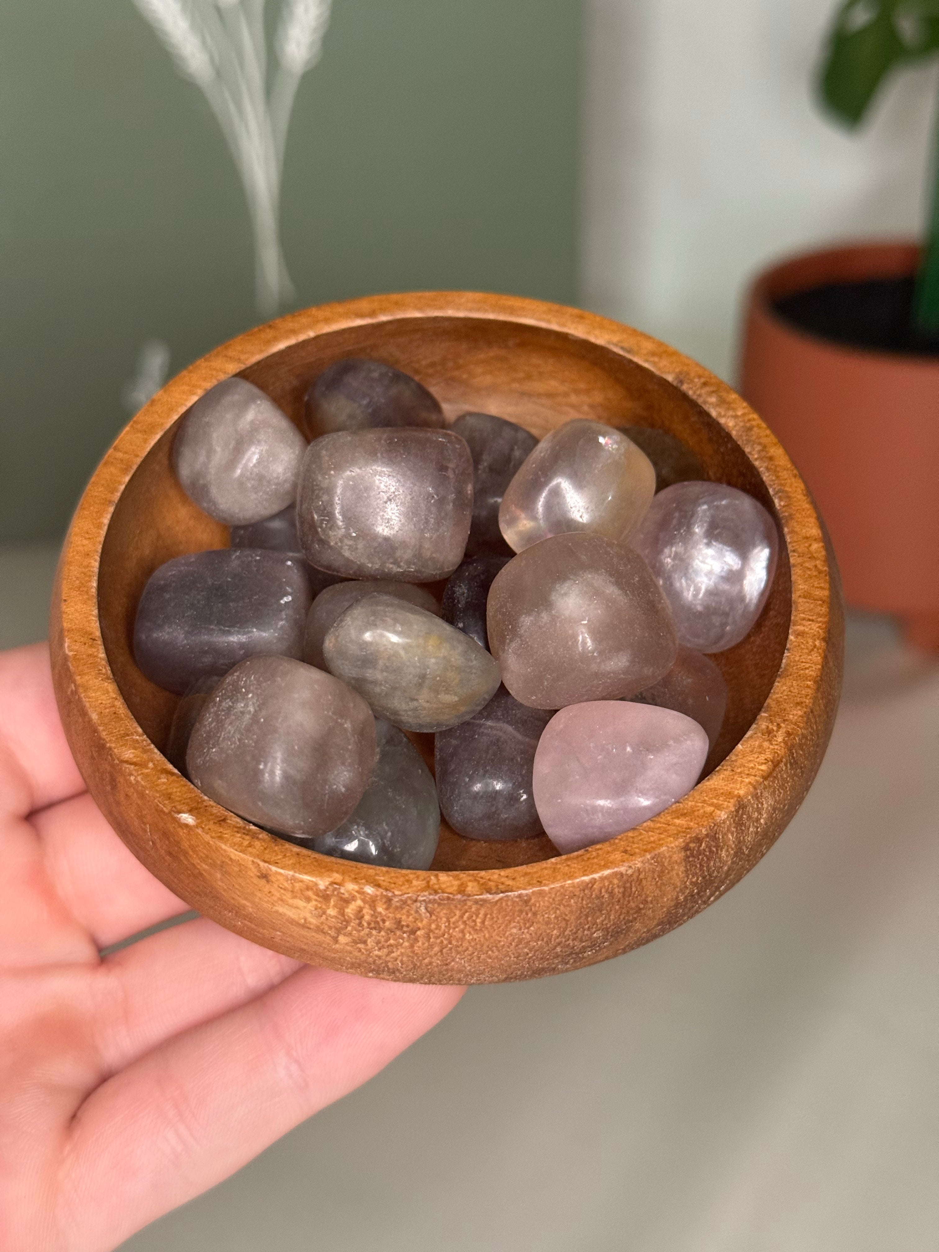 Small fluorite tumble