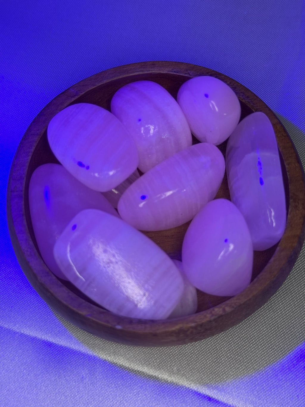 Pink calcite tumble
