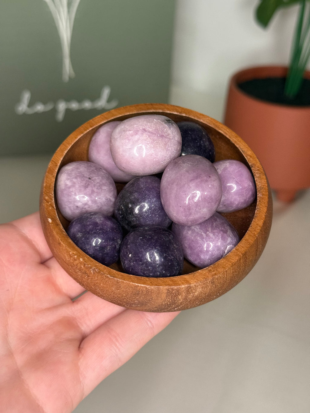 Lepidolite tumble