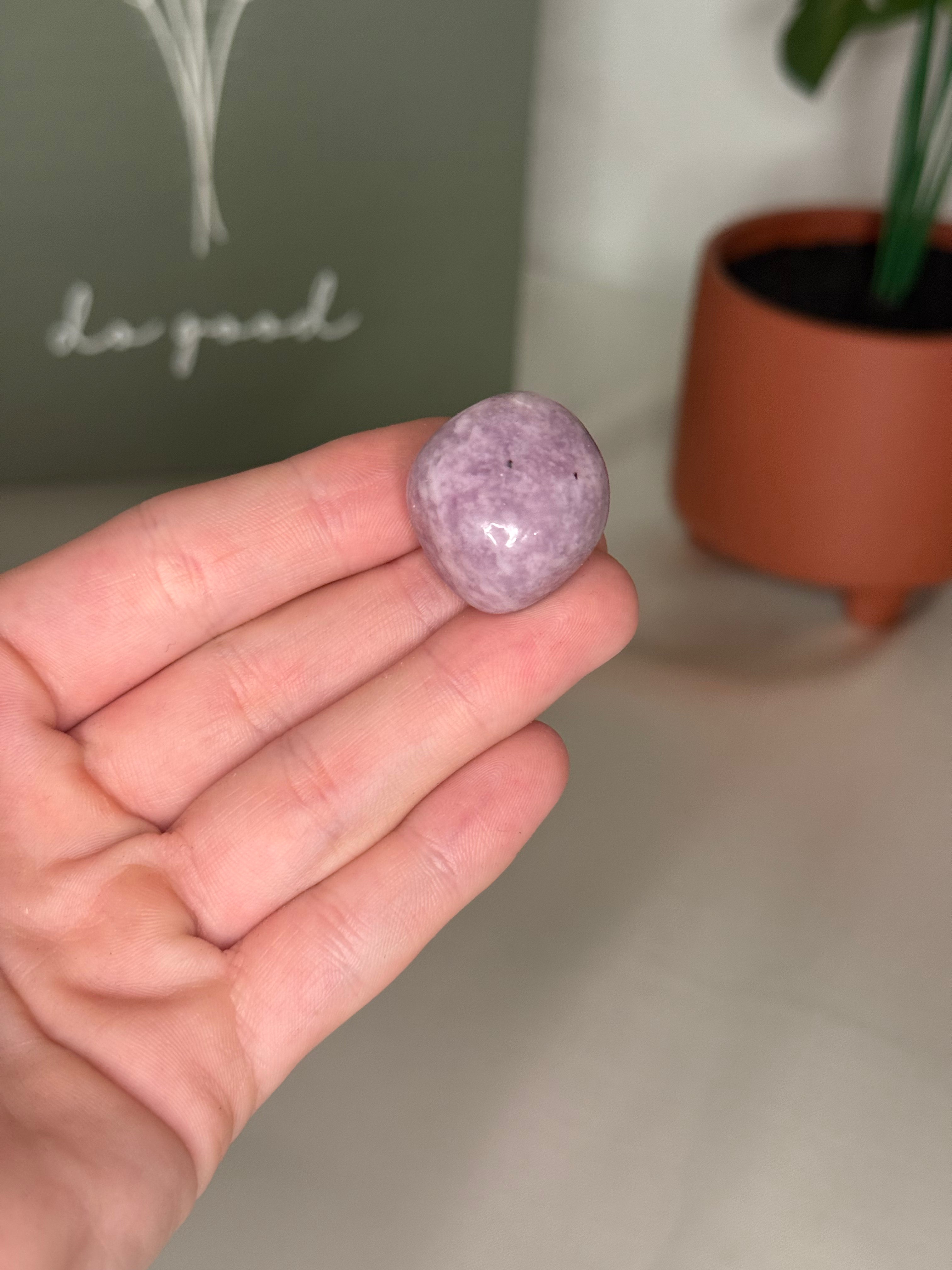 Lepidolite tumble