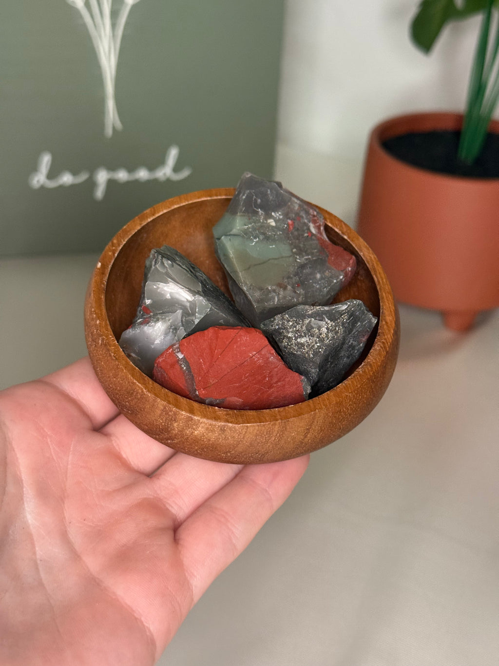 Raw african bloodstone