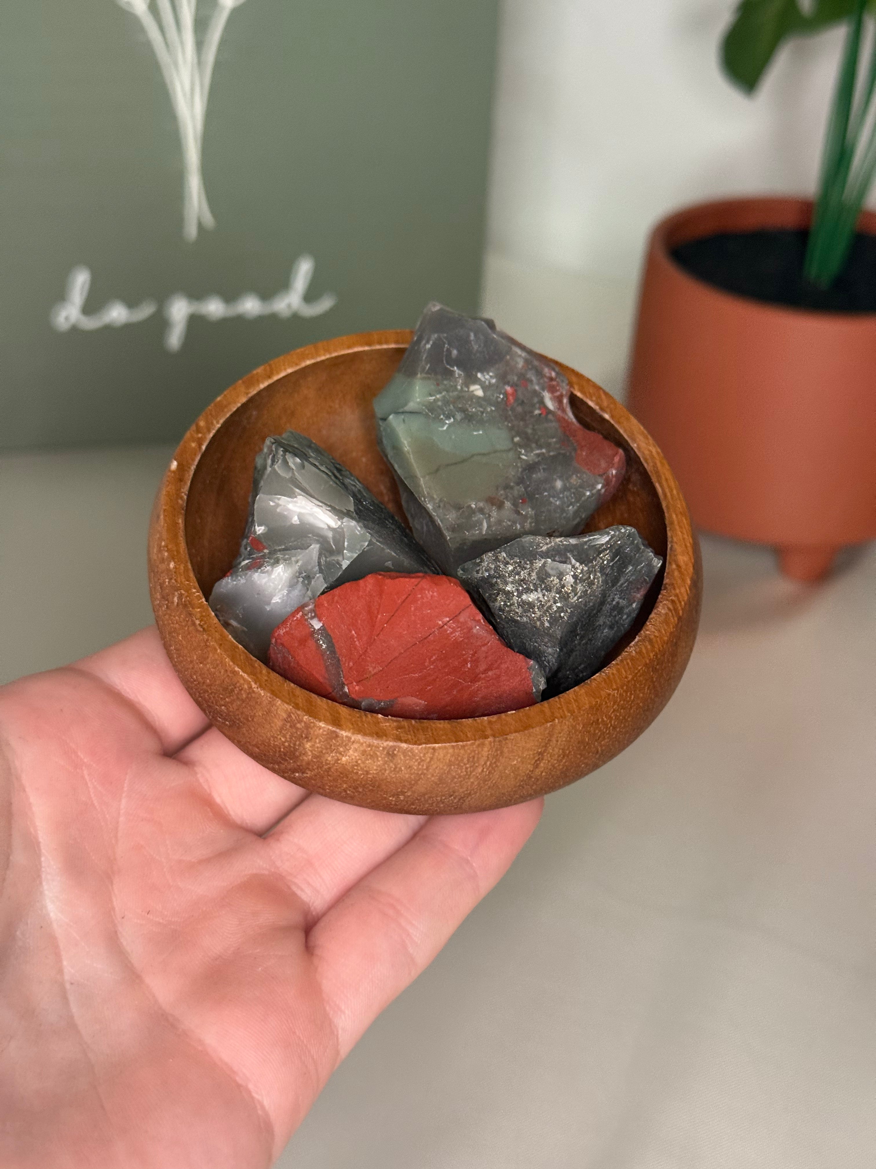 Raw african bloodstone