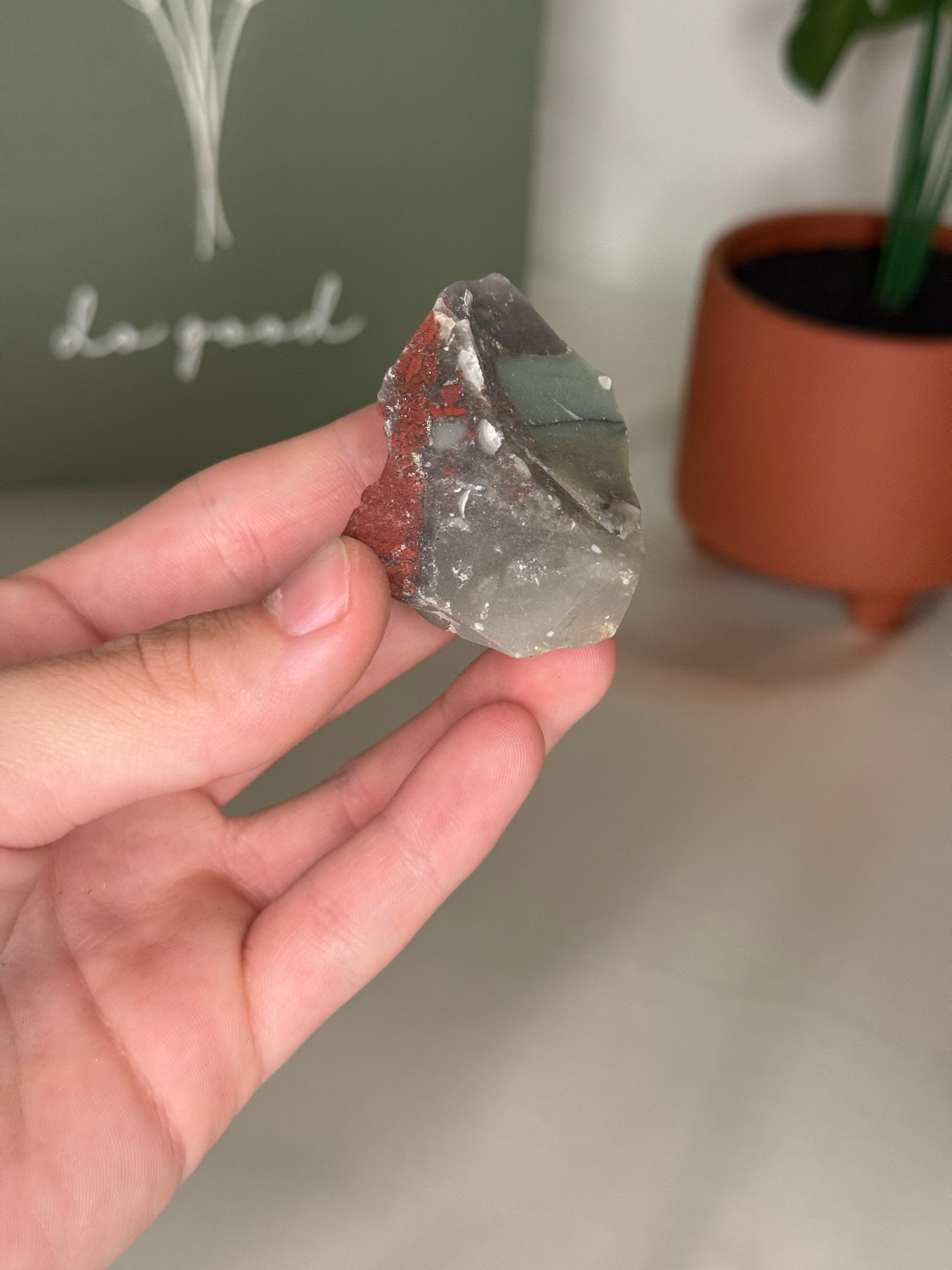 Raw african bloodstone