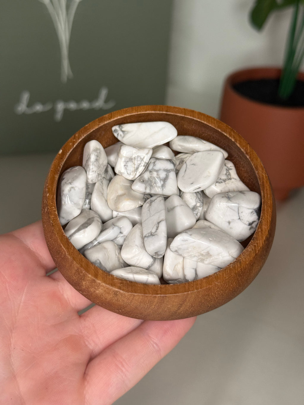 Small howlite tumble