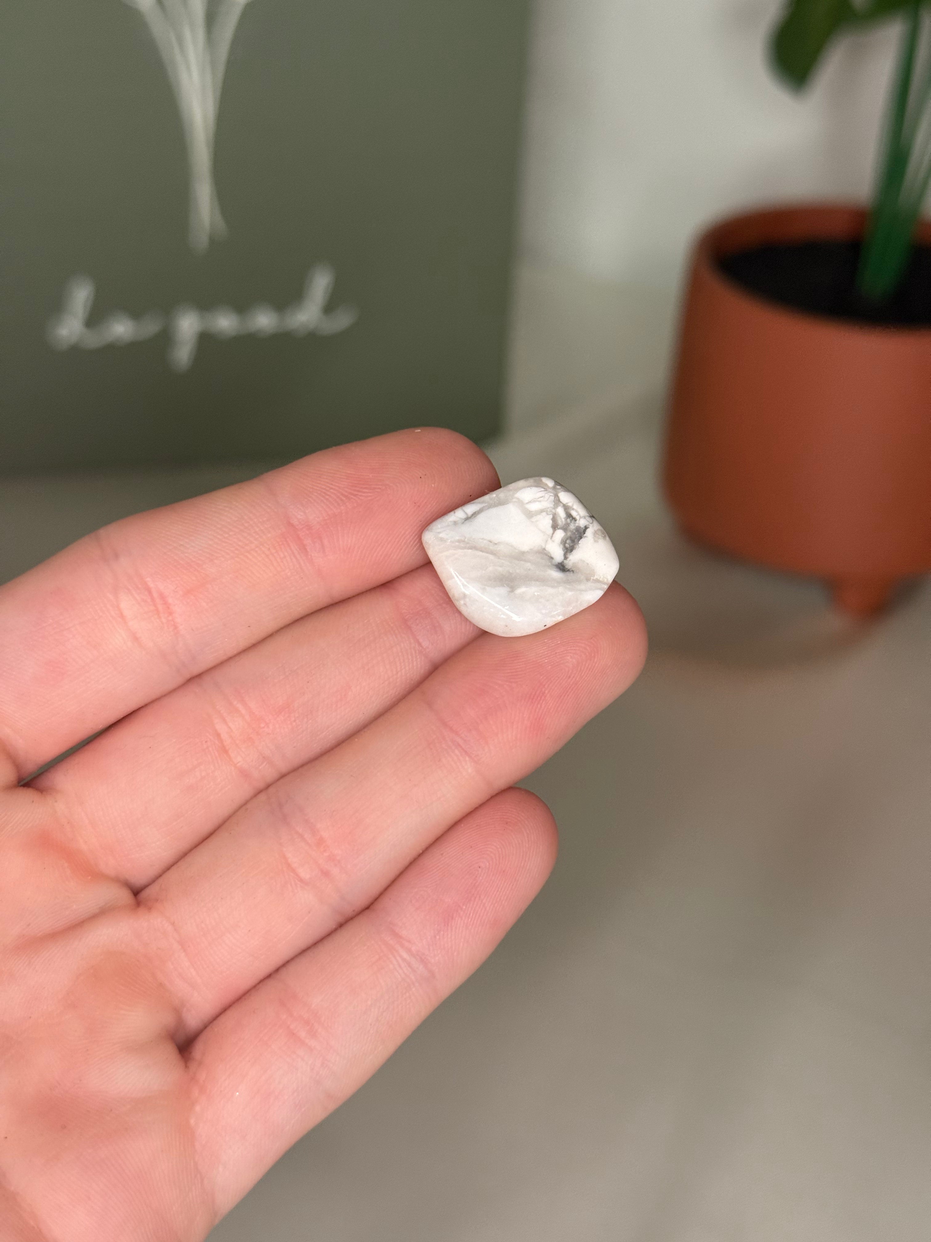 Small howlite tumble
