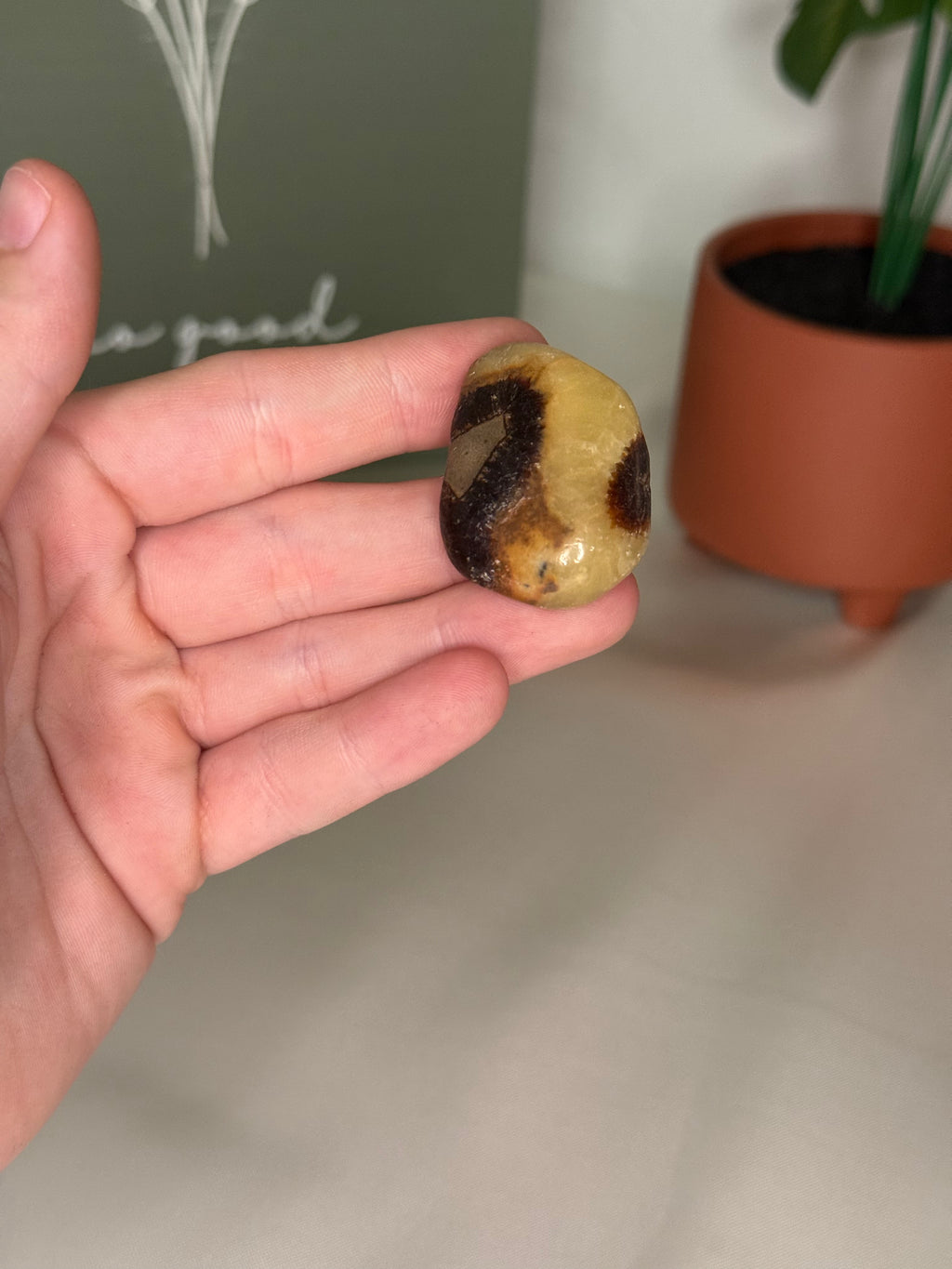 Septarian tumble (uv reactive)