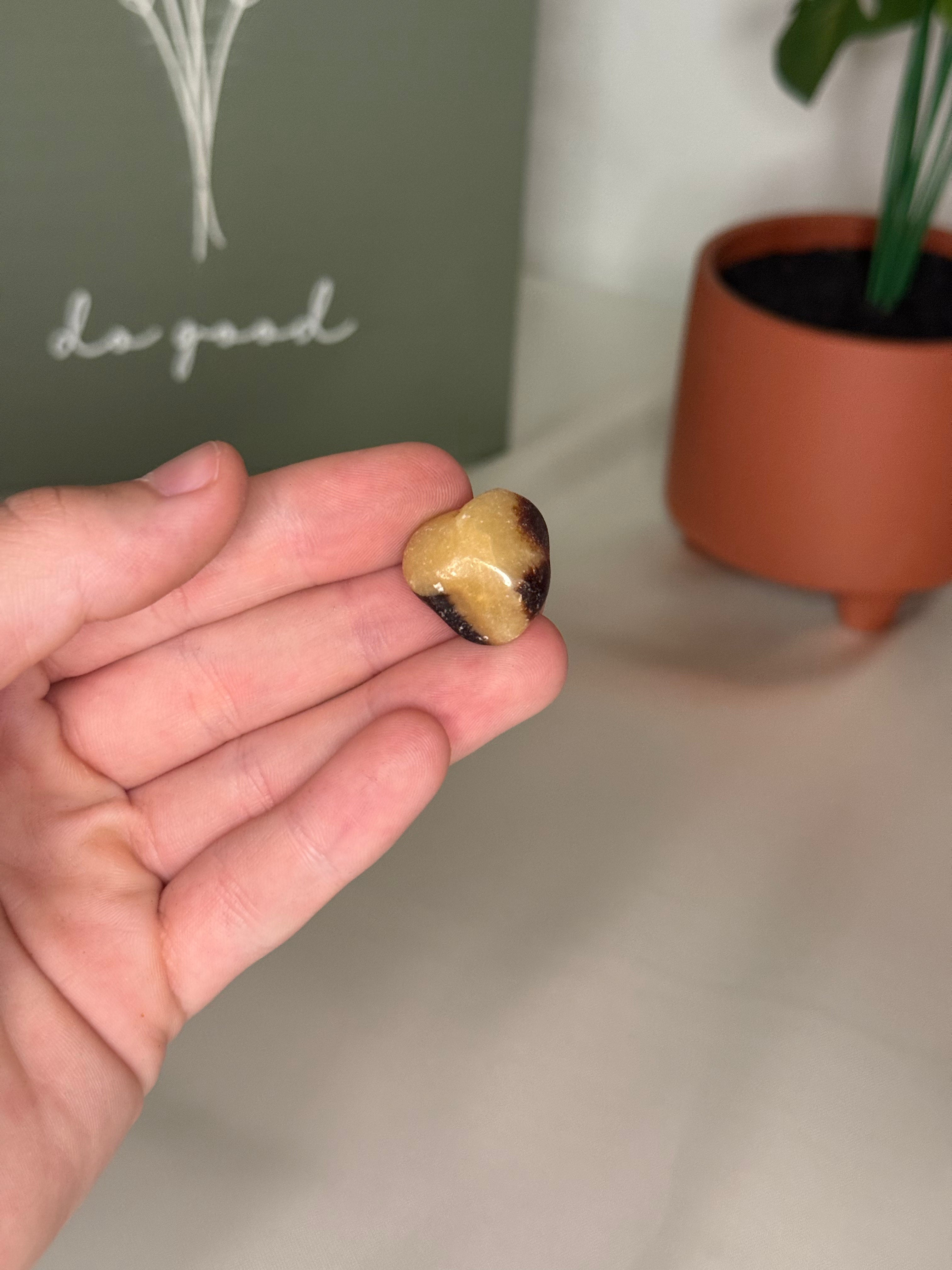 Small septarian tumble (uv reactive)