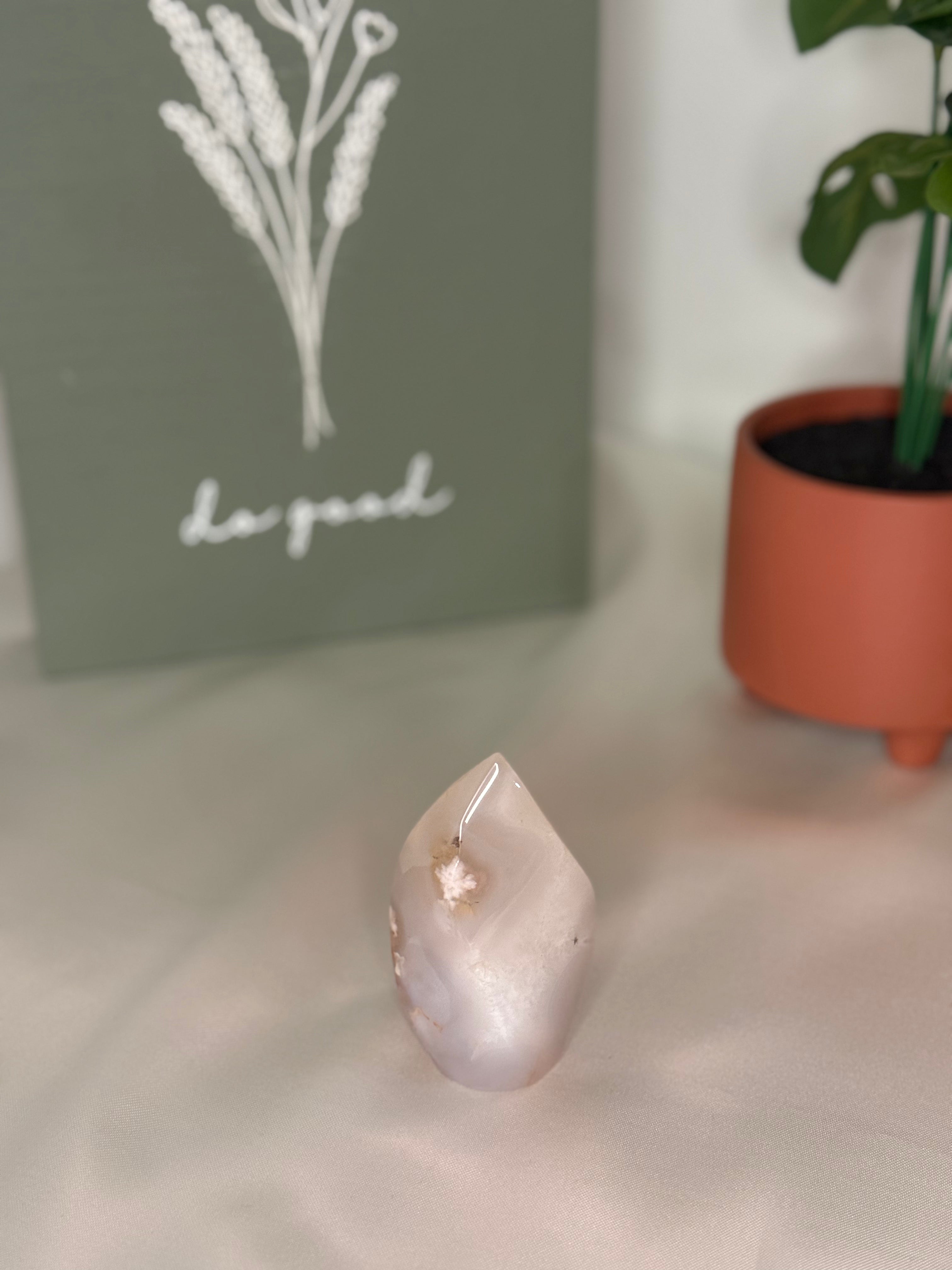 Flower agate flame