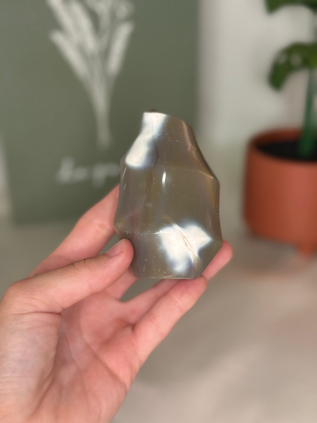 Orca agate flame