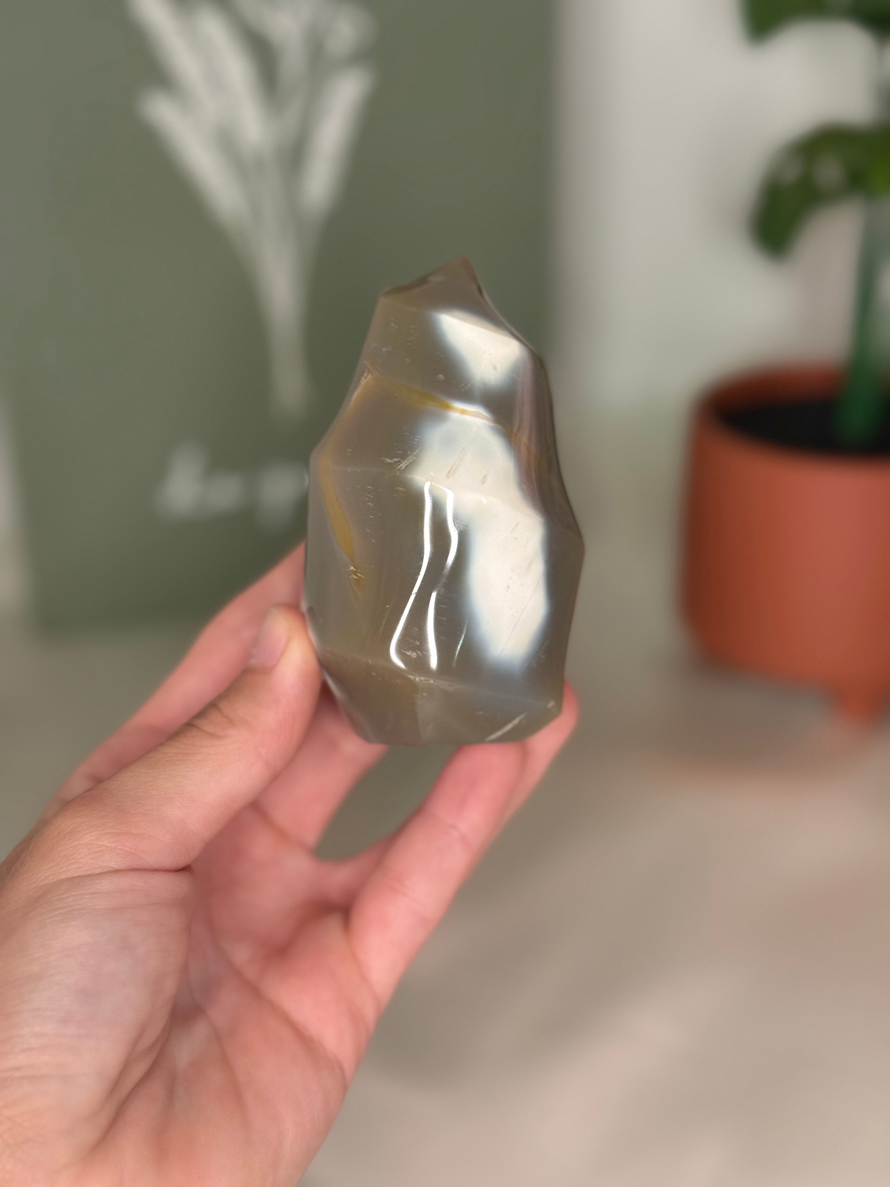 Orca agate flame