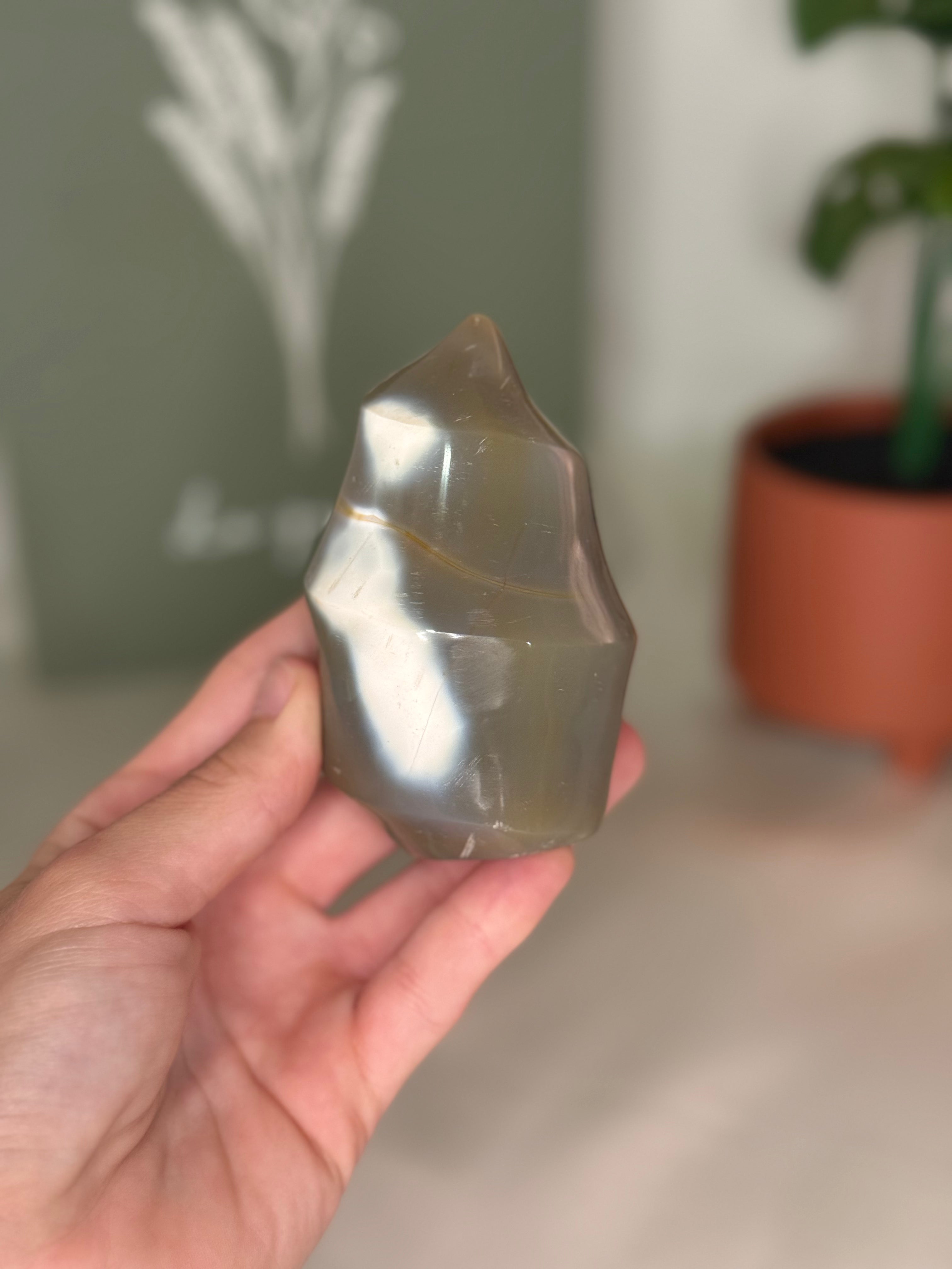 Orca agate flame