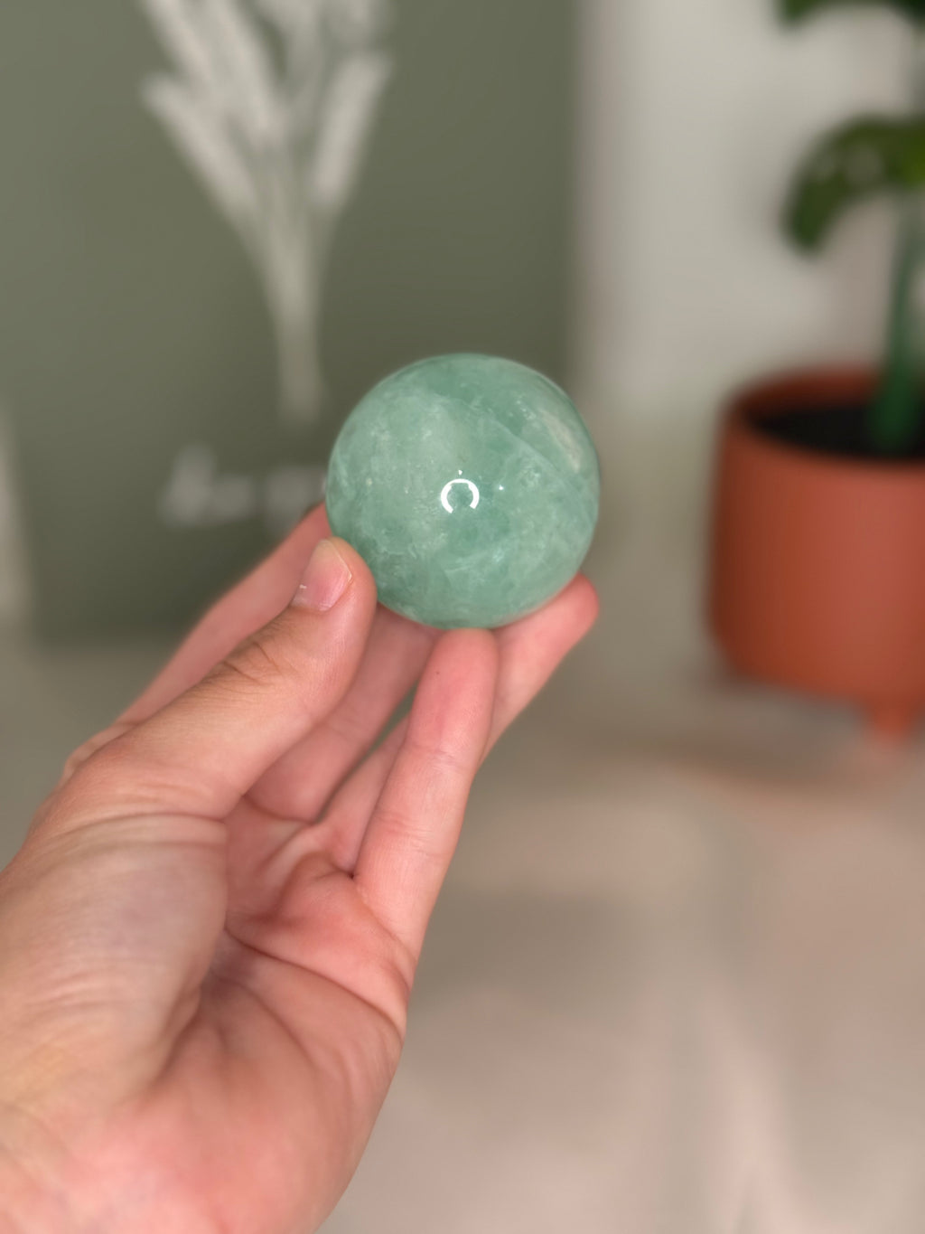 Baja fluorite sphere