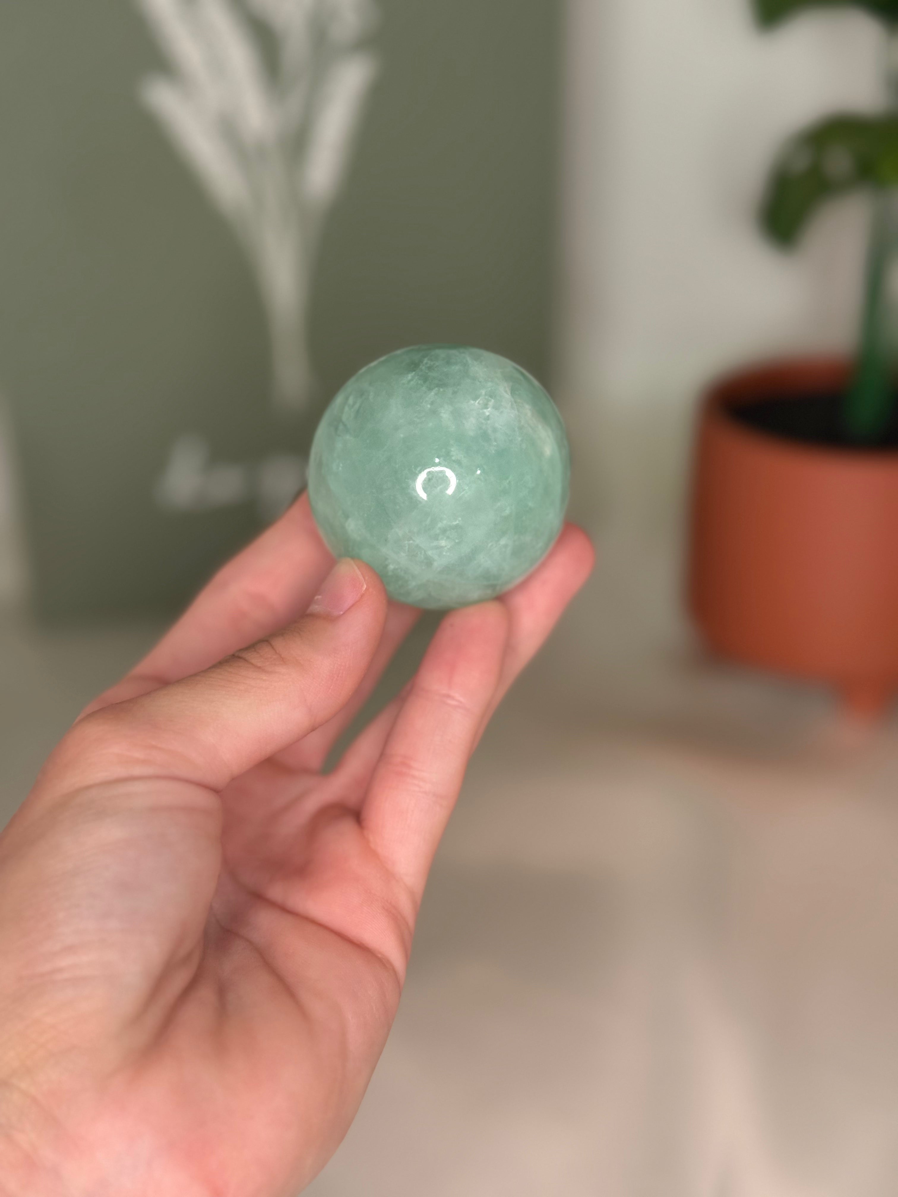 Baja fluorite sphere
