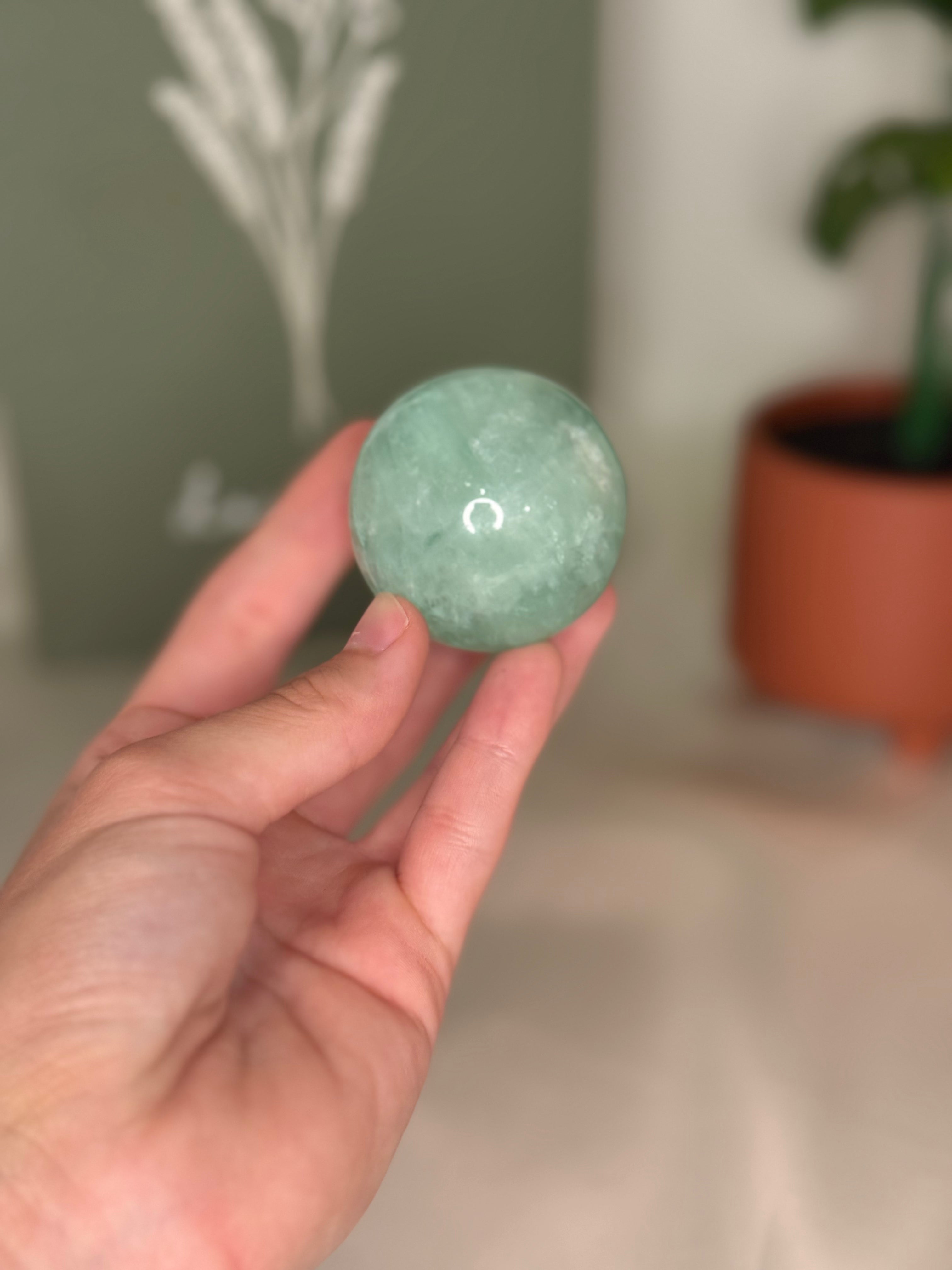 Baja fluorite sphere