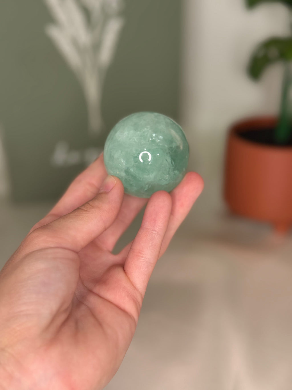 Baja fluorite sphere