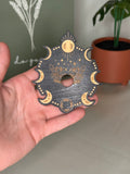 Moon phases sphere stand
