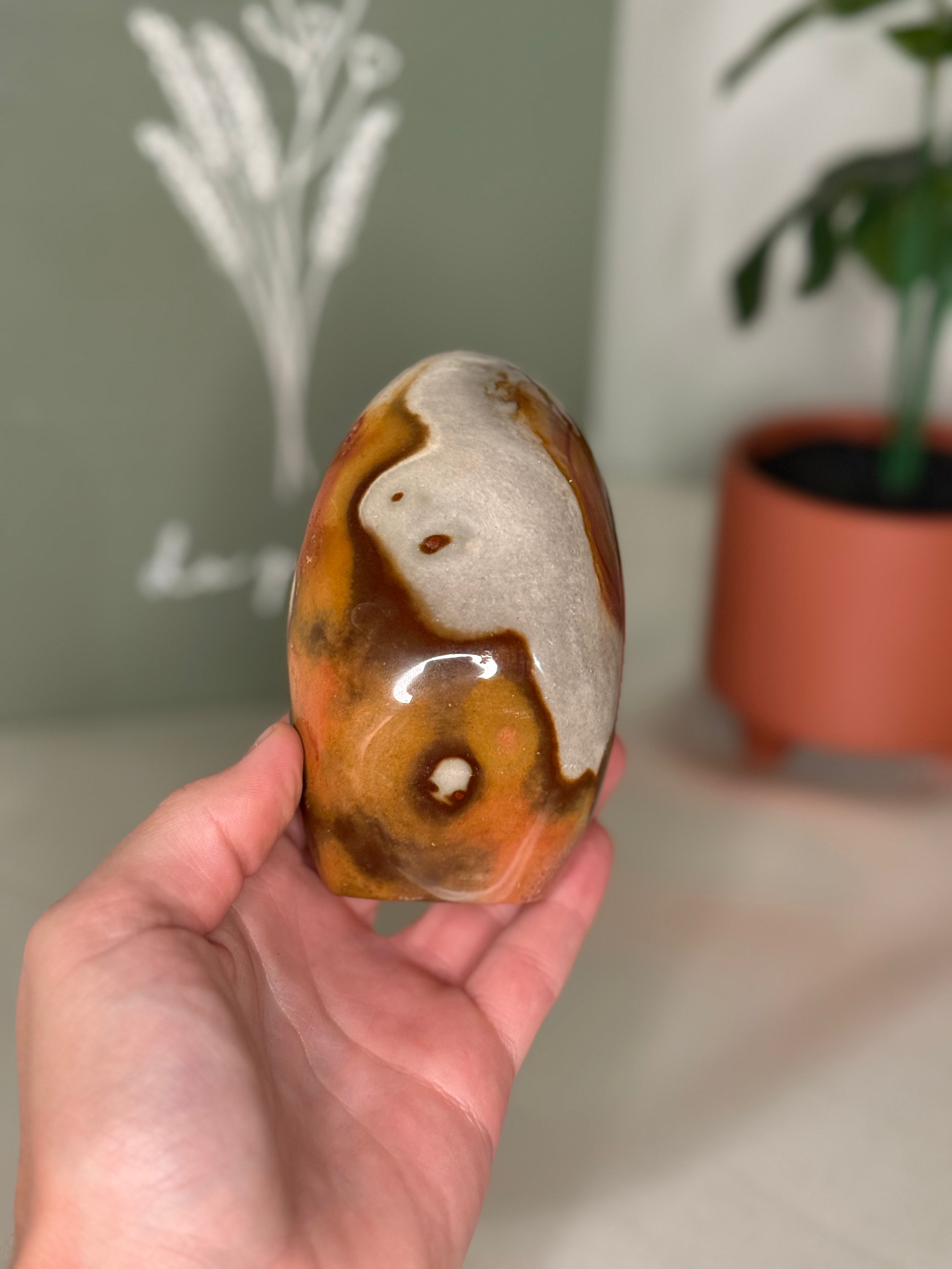 Polychrome jasper freeform
