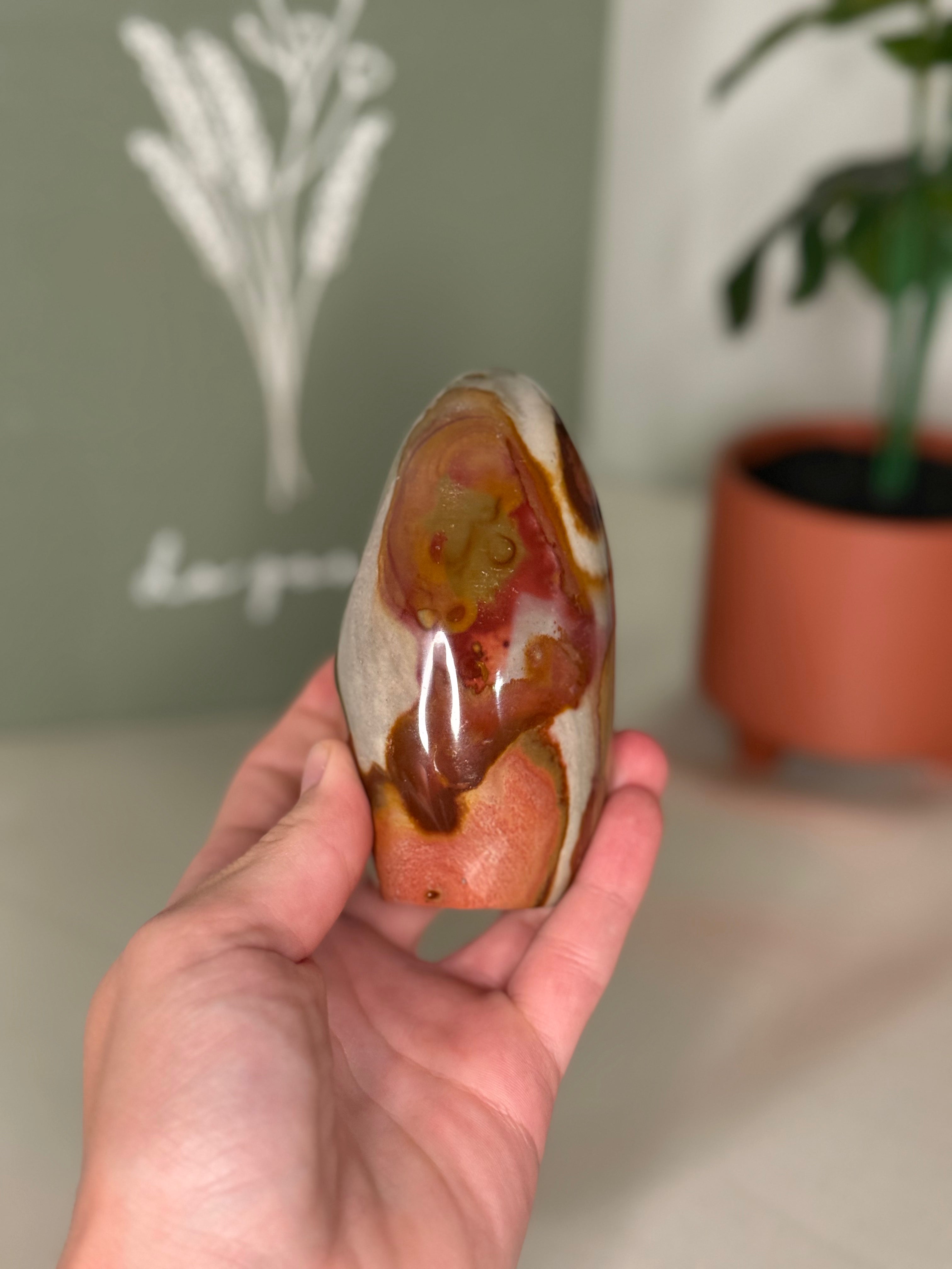Polychrome jasper freeform