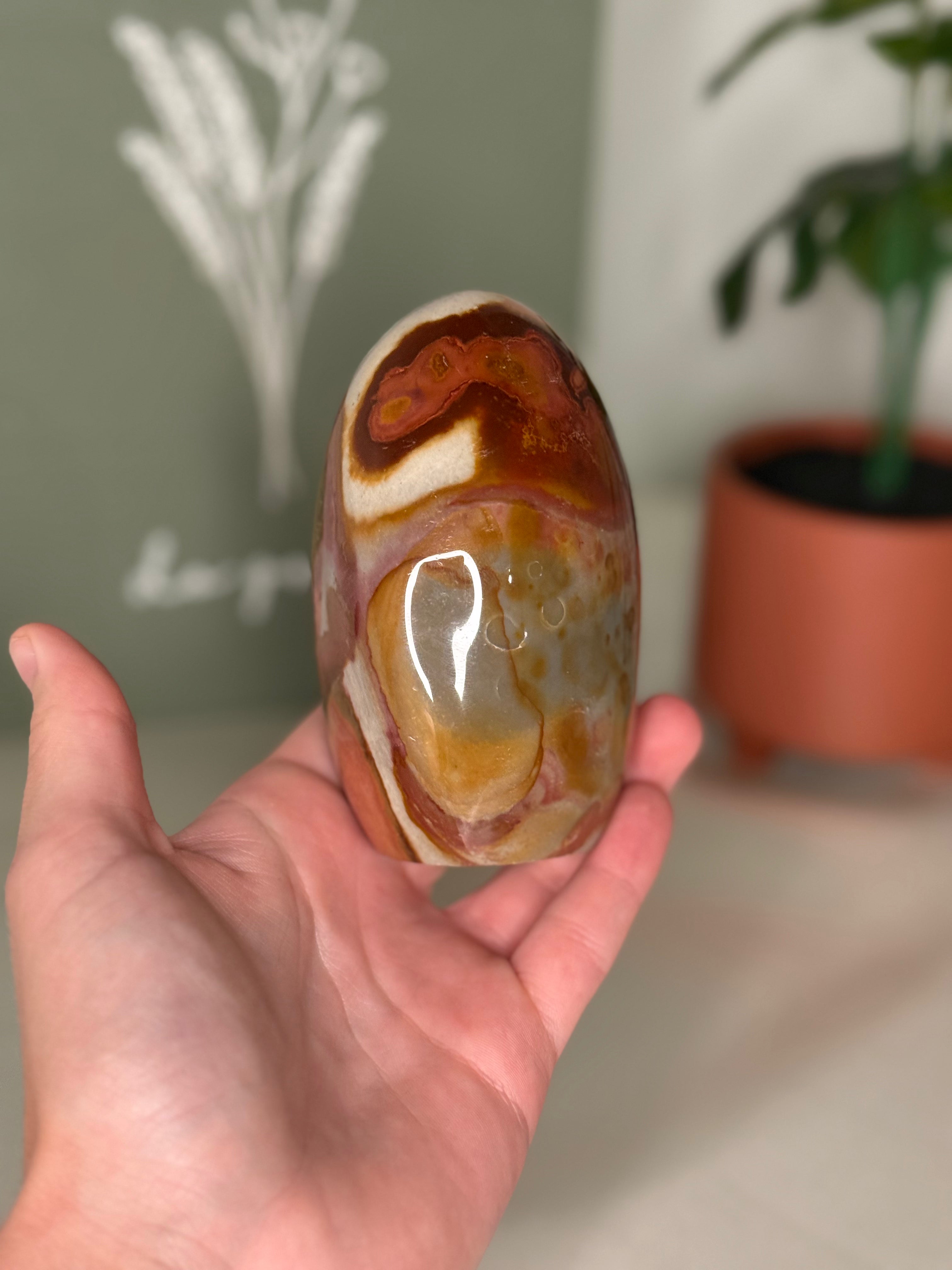Polychrome jasper freeform