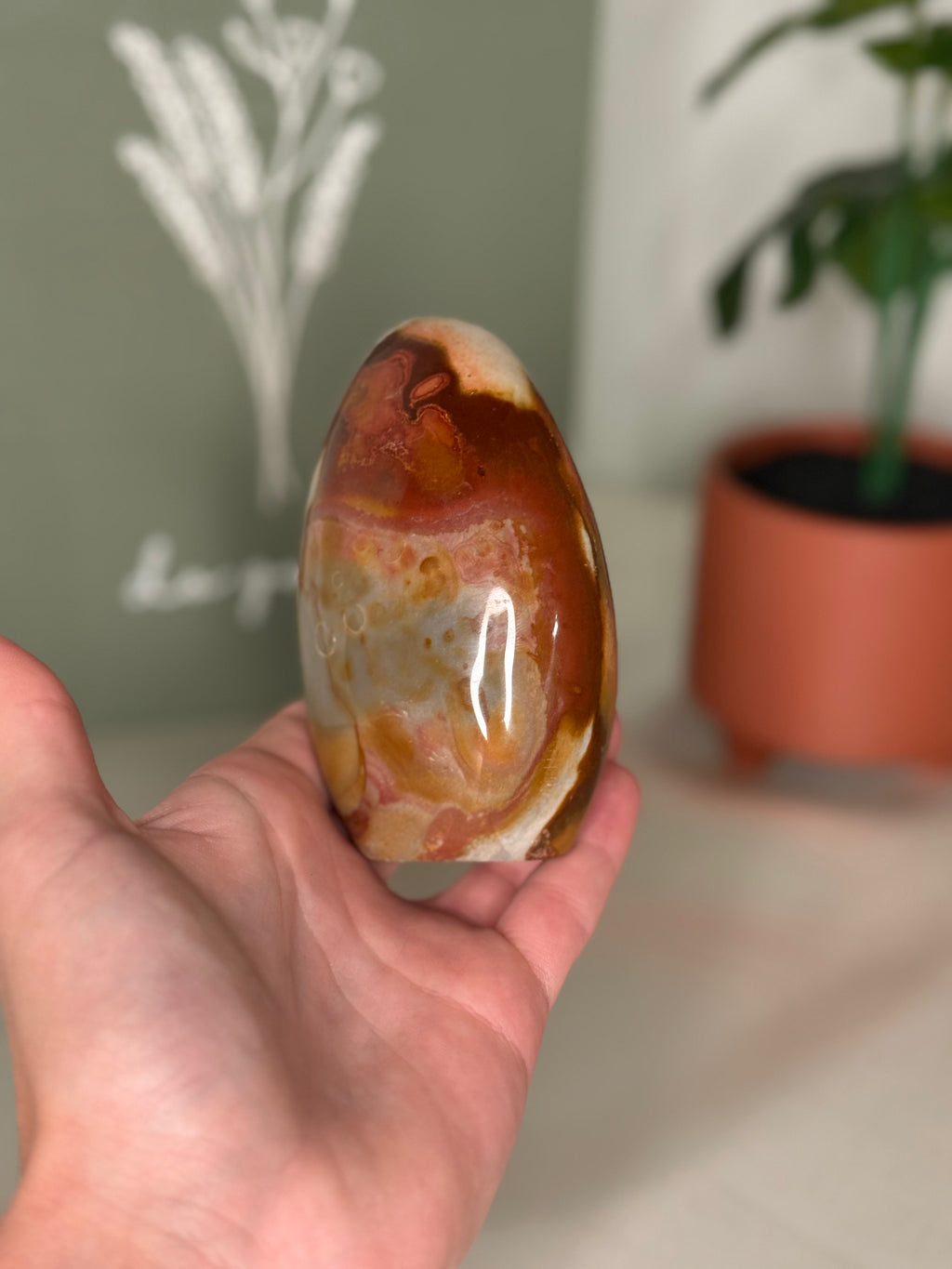 Polychrome jasper freeform