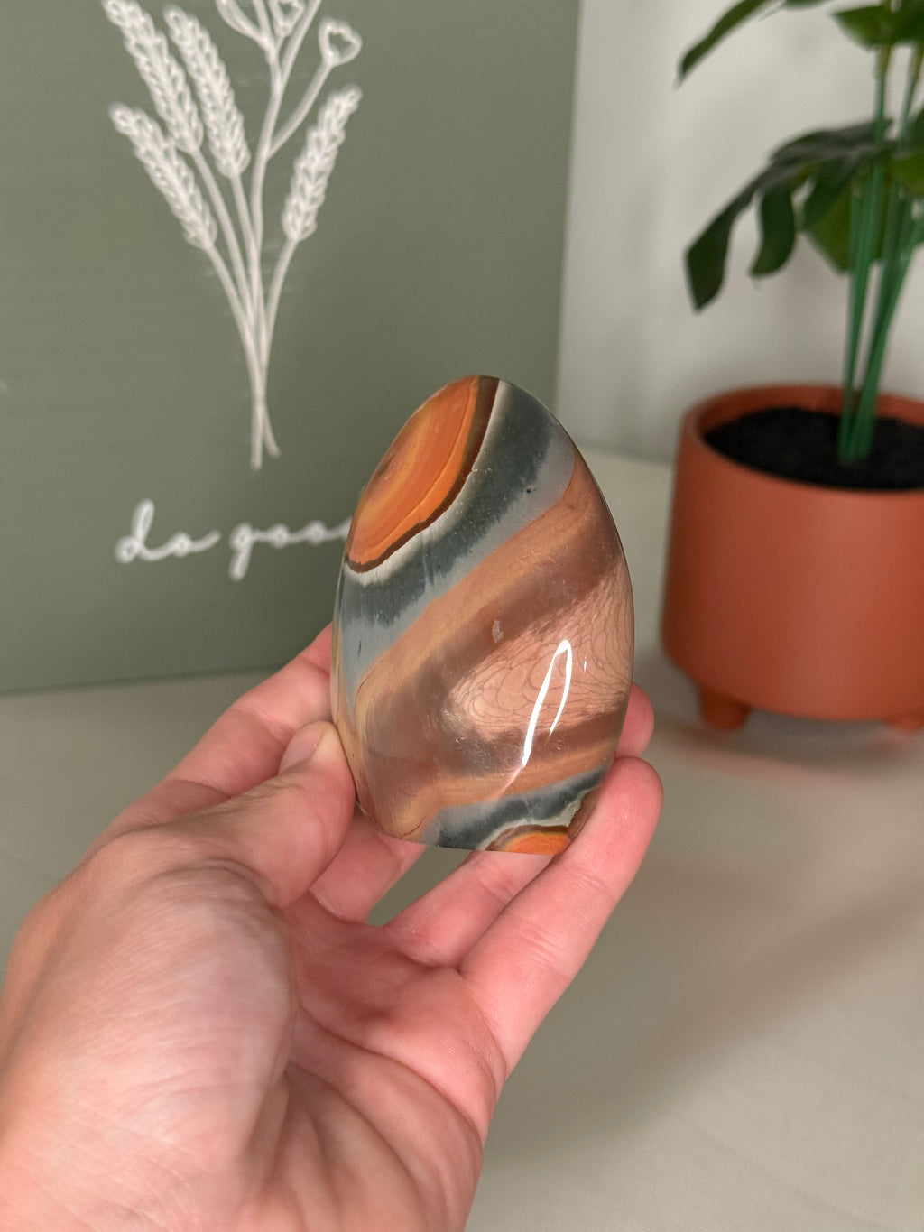 Poly chrome jasper freeform