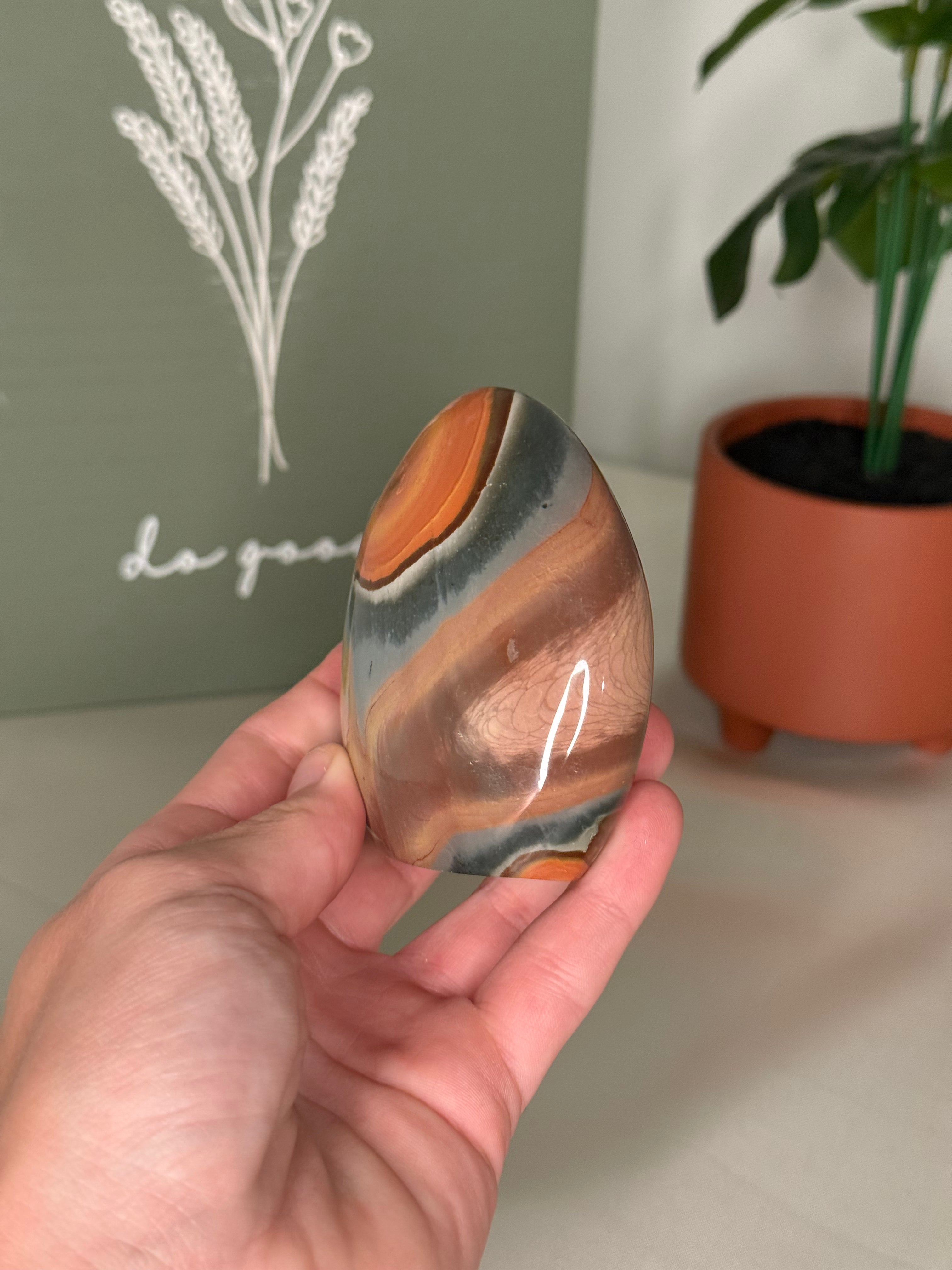 Poly chrome jasper freeform