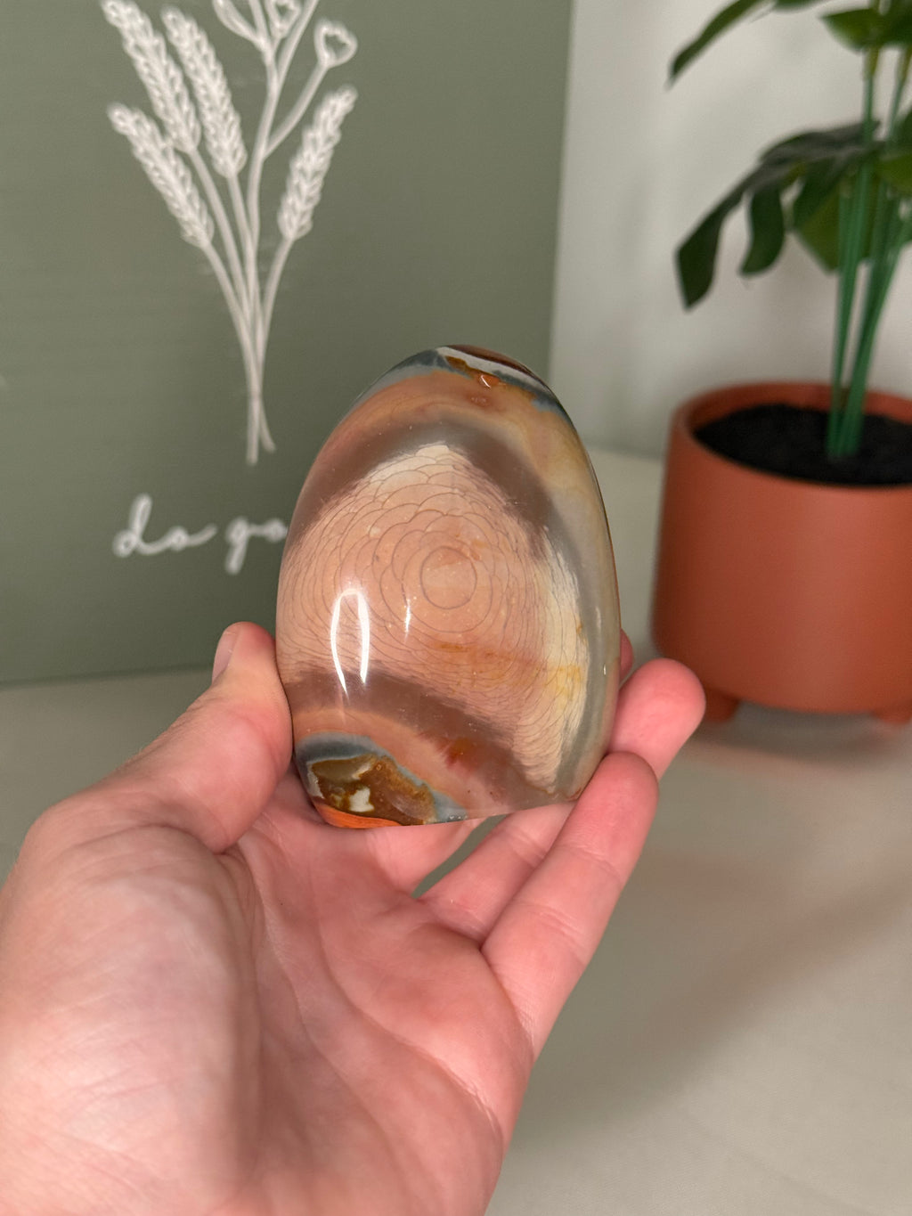 Poly chrome jasper freeform