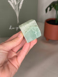 Floating Caribbean calcite cubes