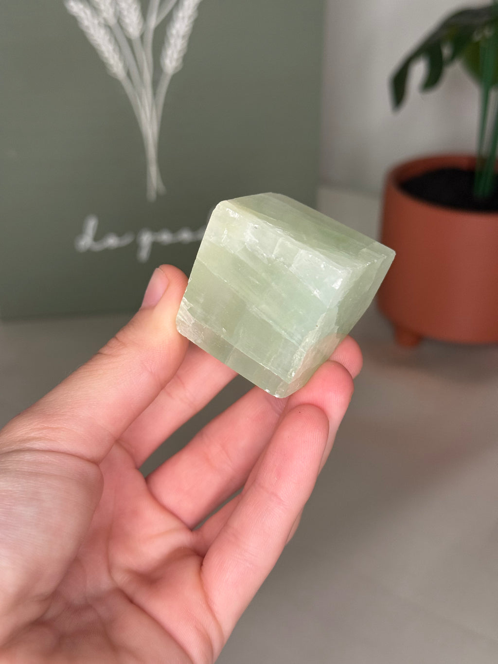 Floating Caribbean calcite cubes
