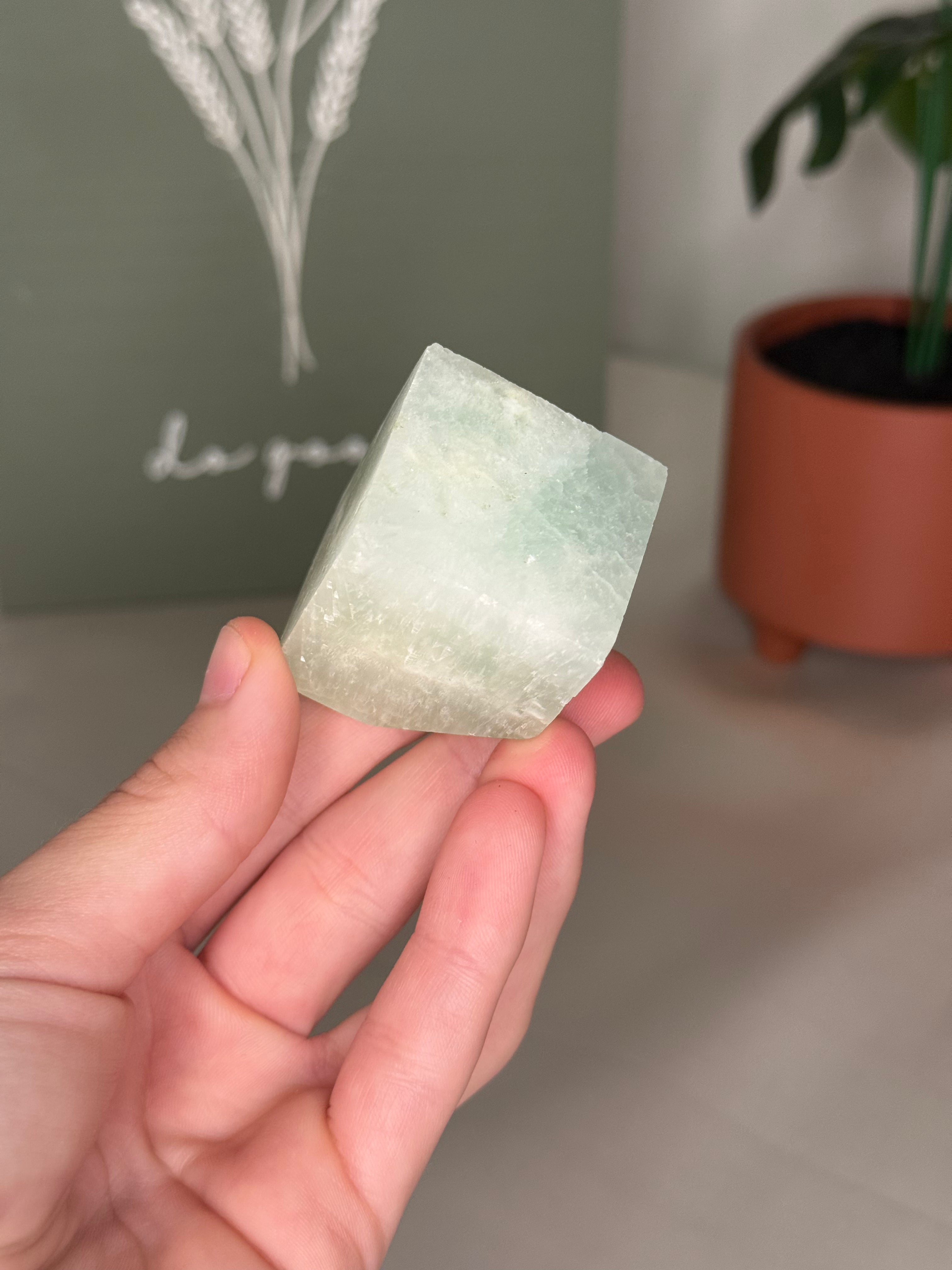 Floating Caribbean calcite cubes