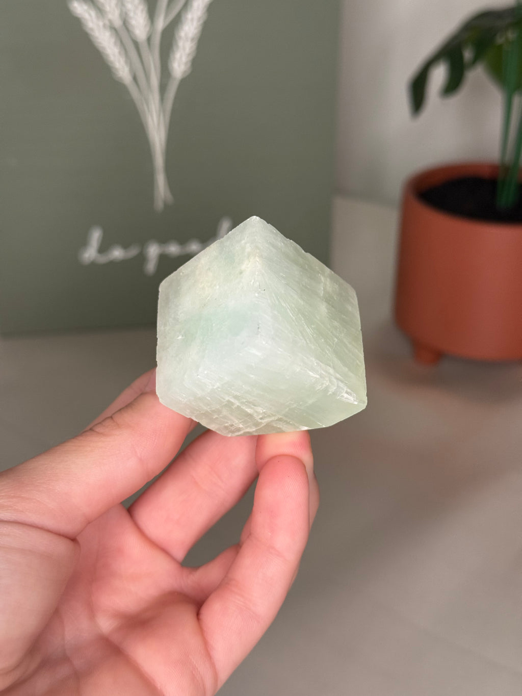 Floating Caribbean calcite cubes