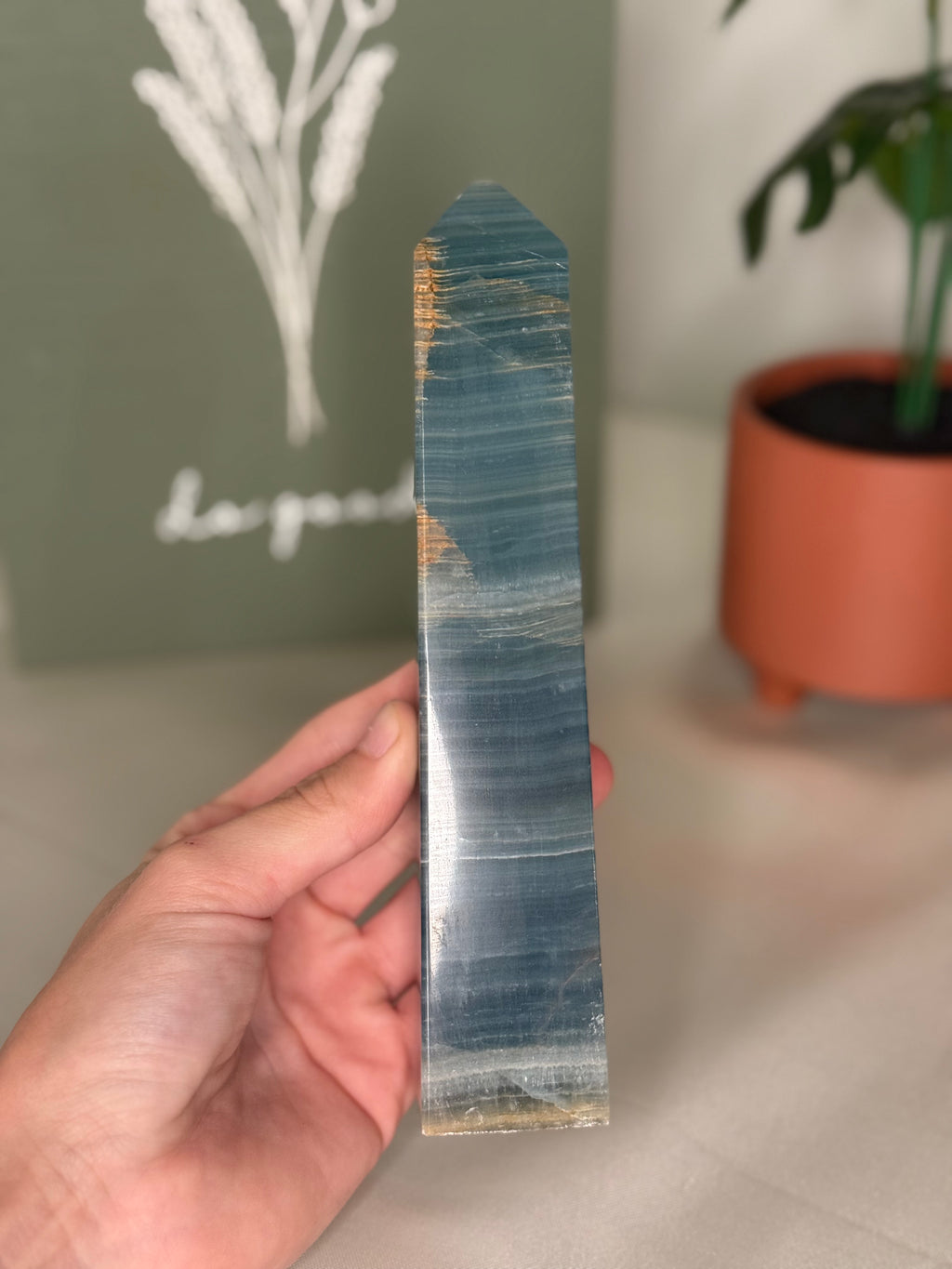 Blue onyx tower