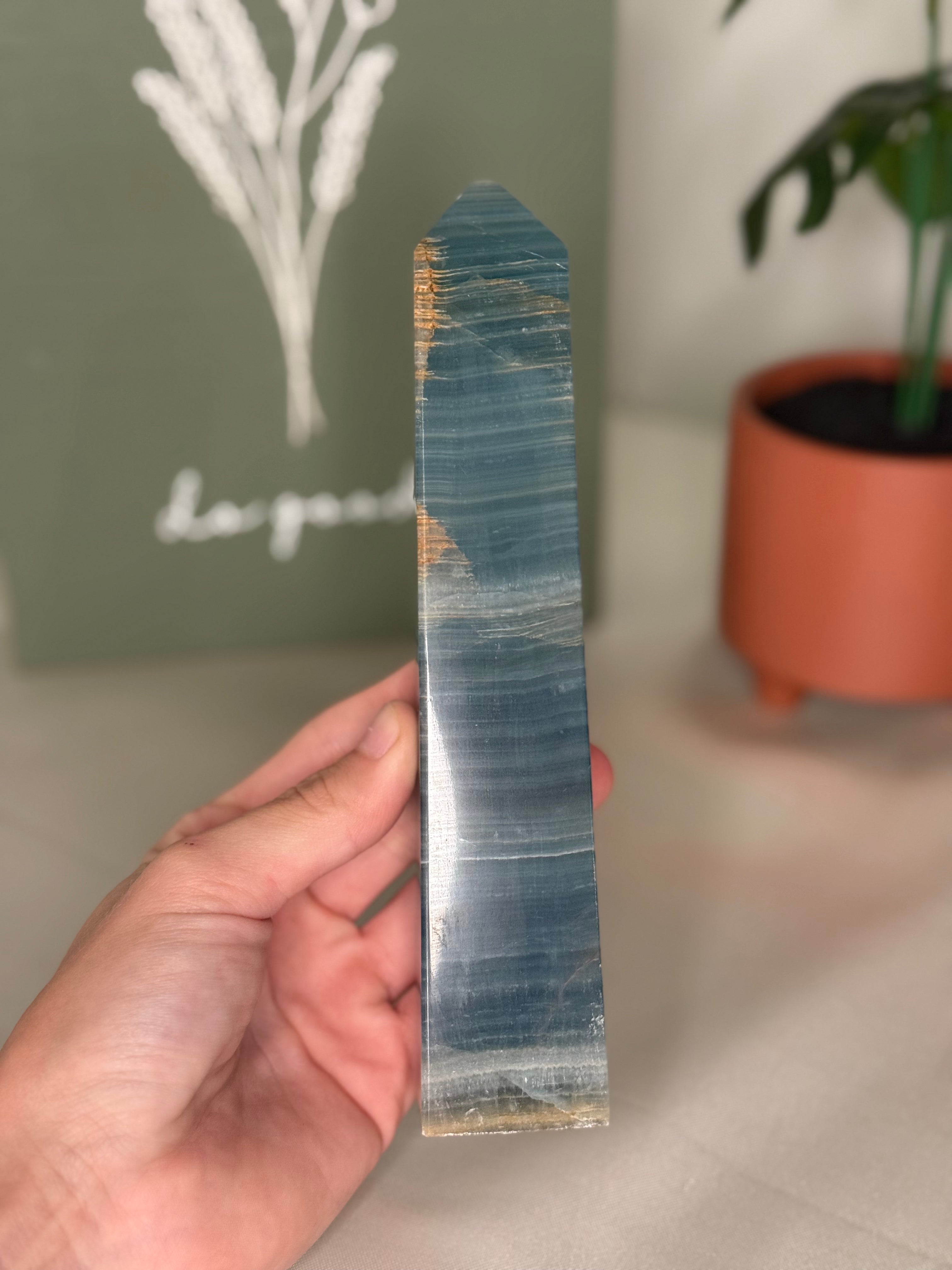 Blue onyx tower