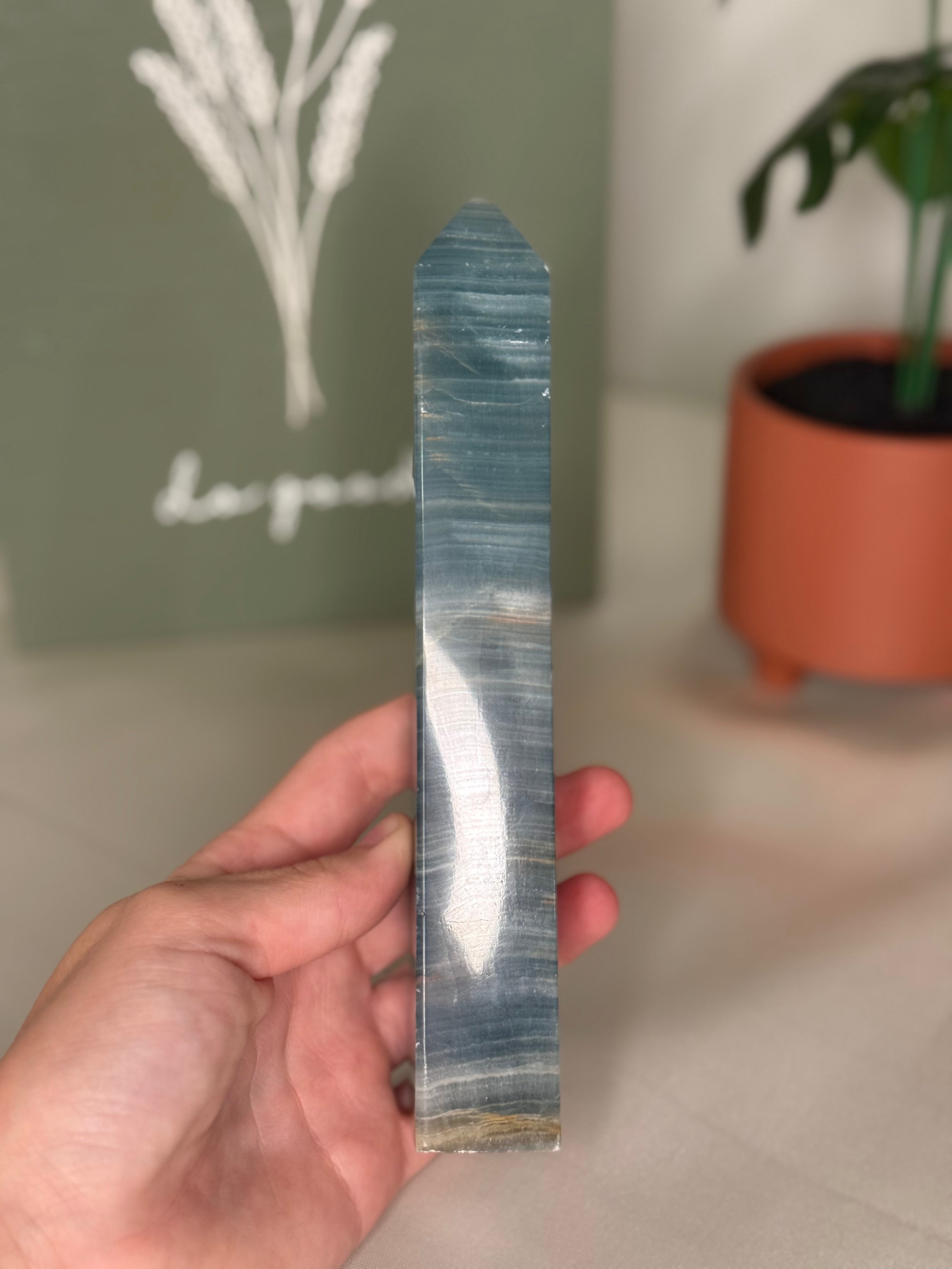 Blue onyx tower