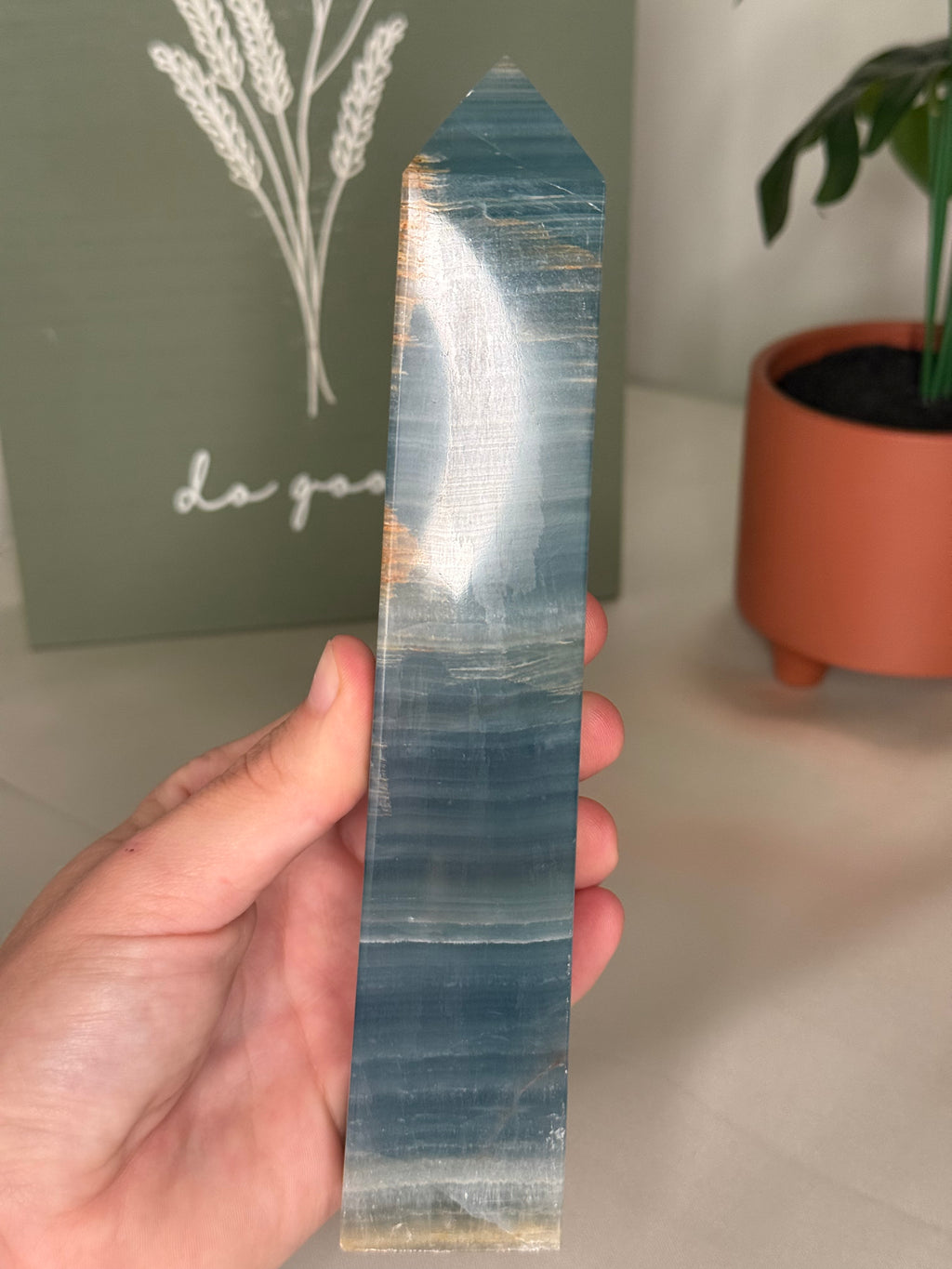 Blue onyx tower