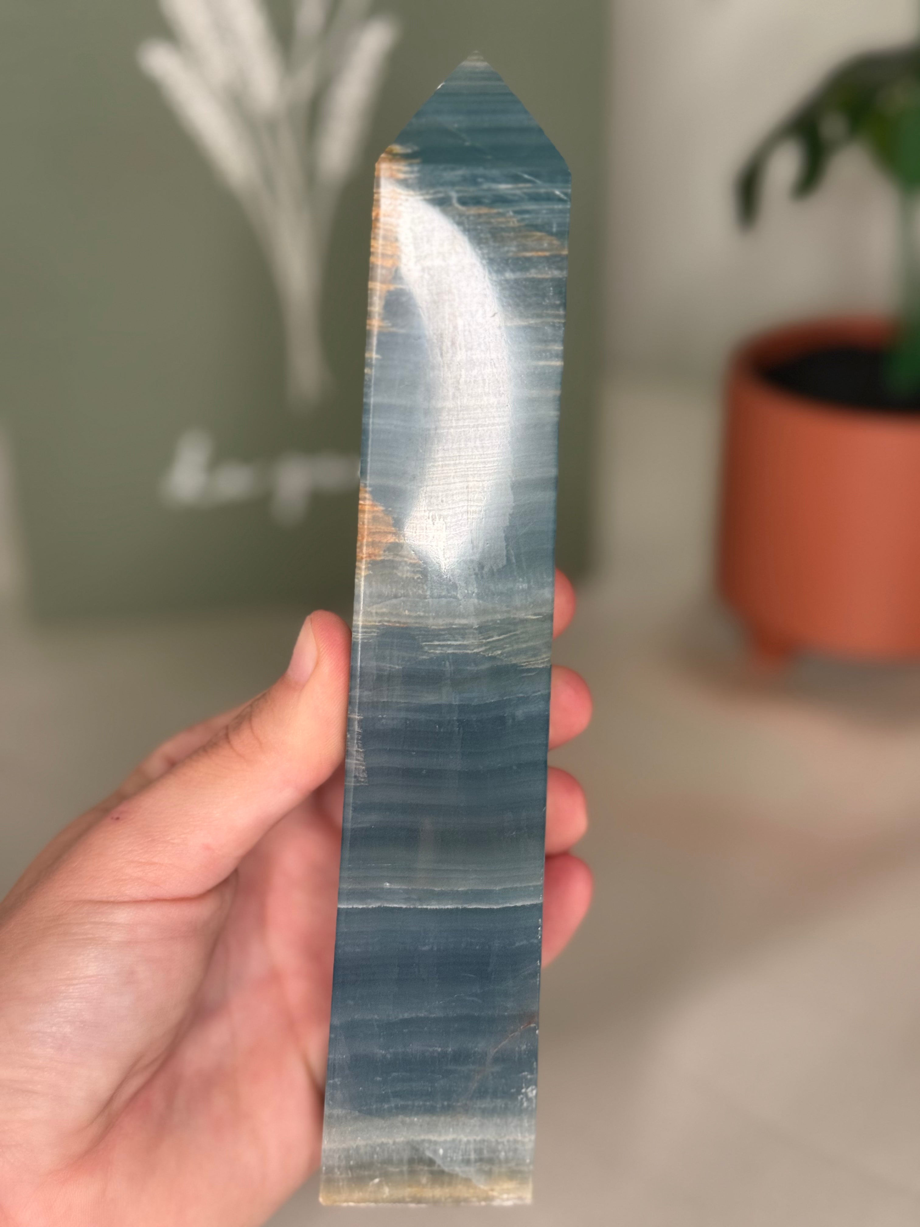 Blue onyx tower