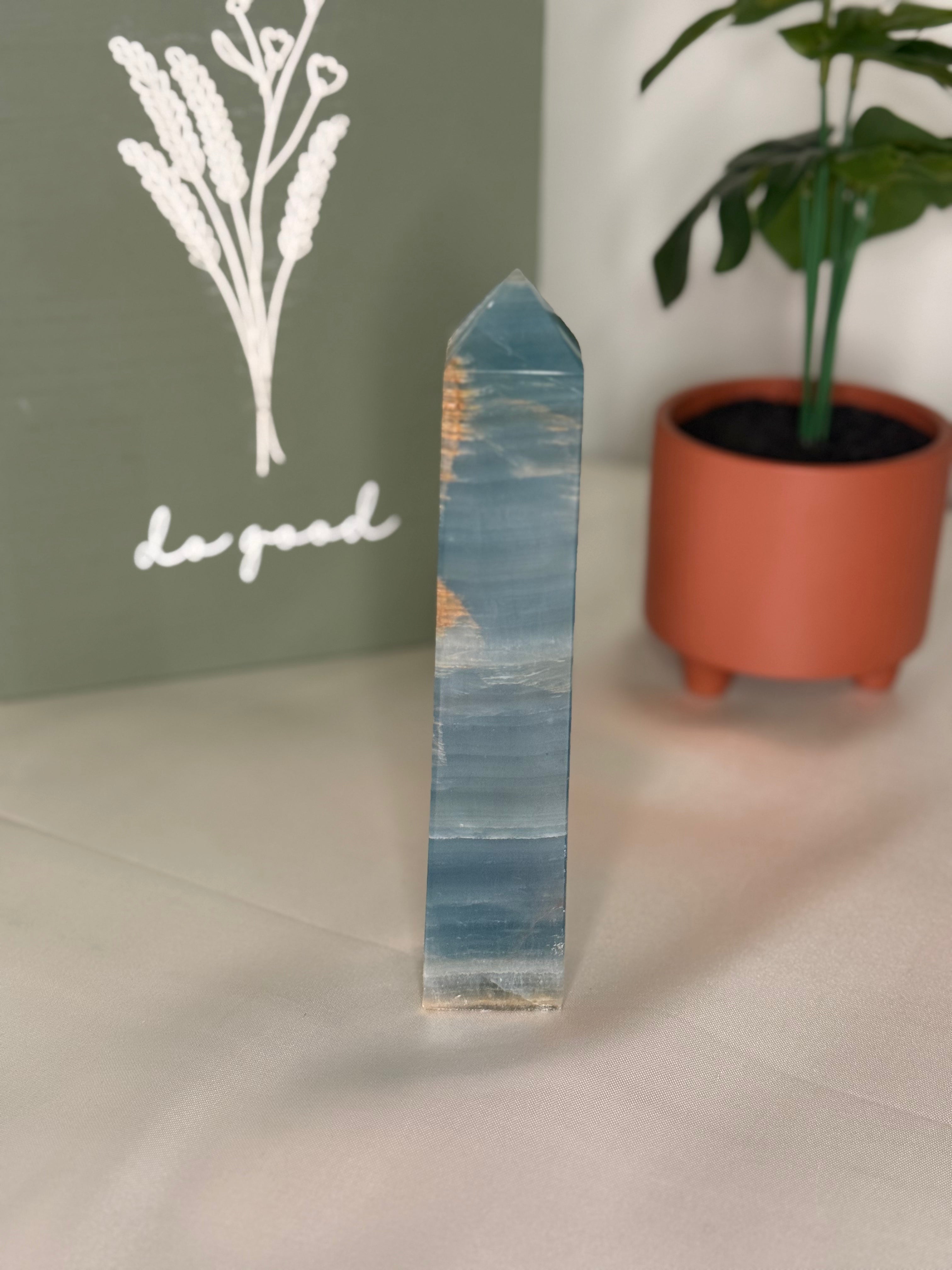 Blue onyx tower