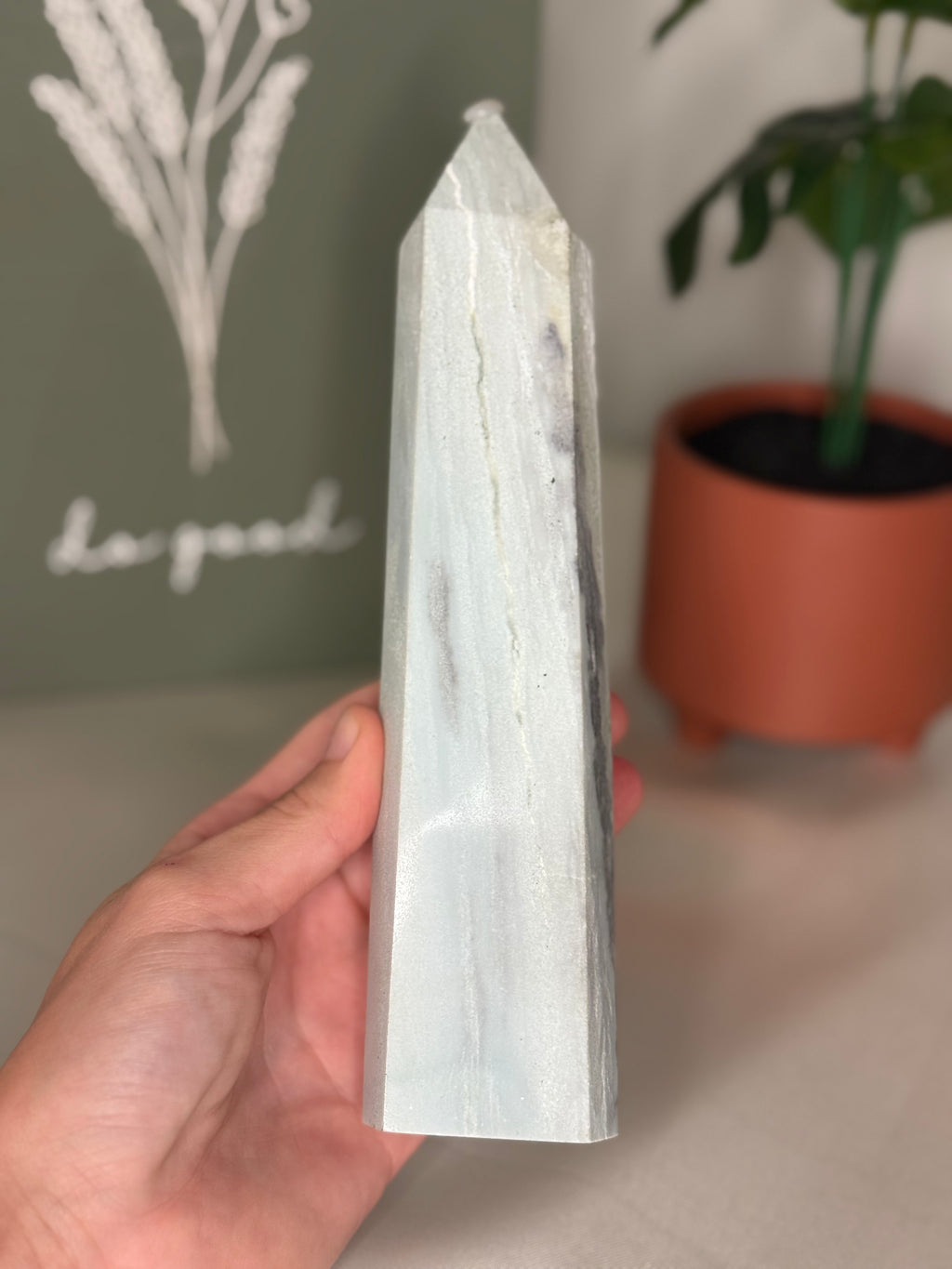 Caribbean calcite tower