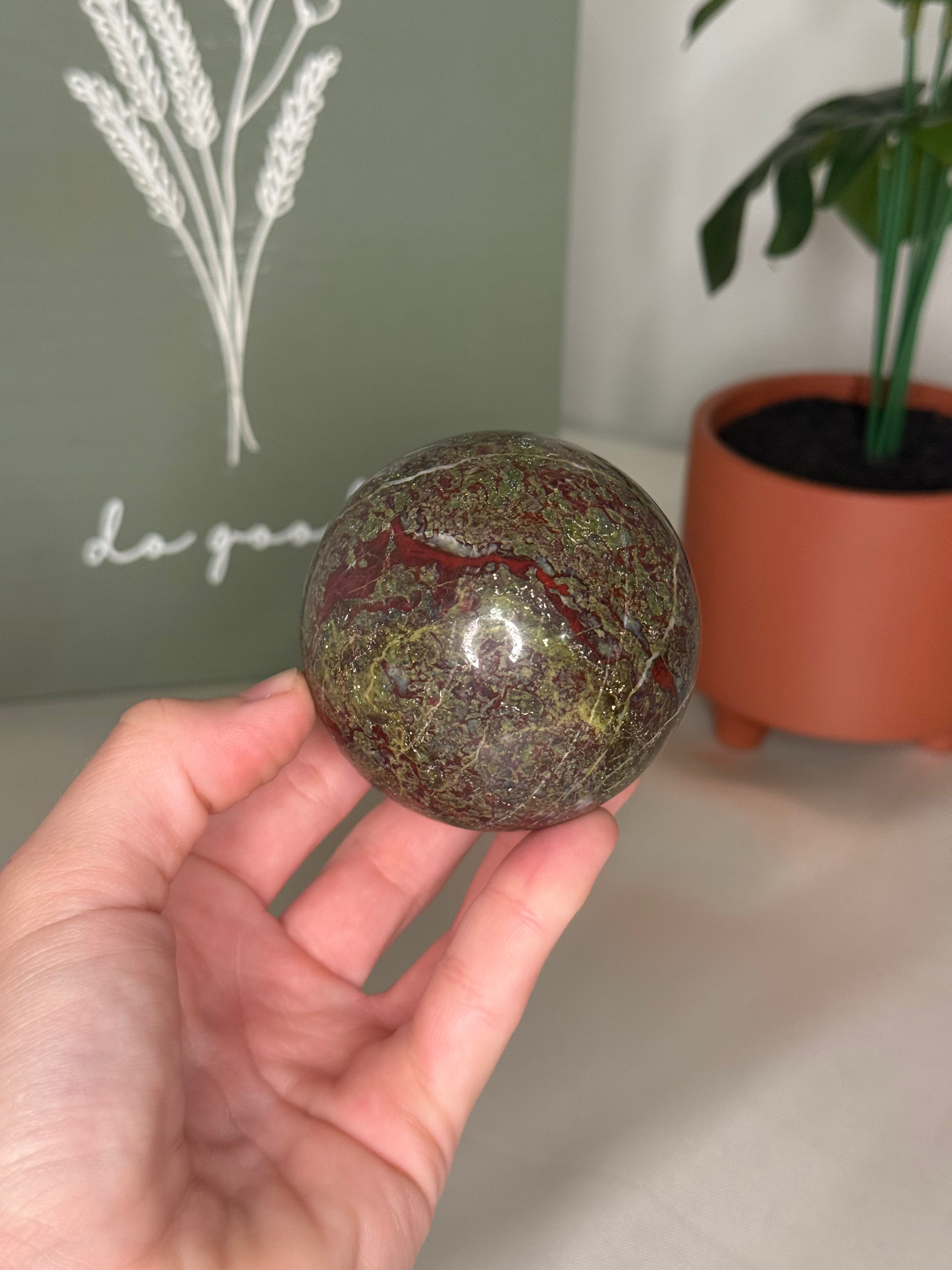 Dragons bloodstone sphere