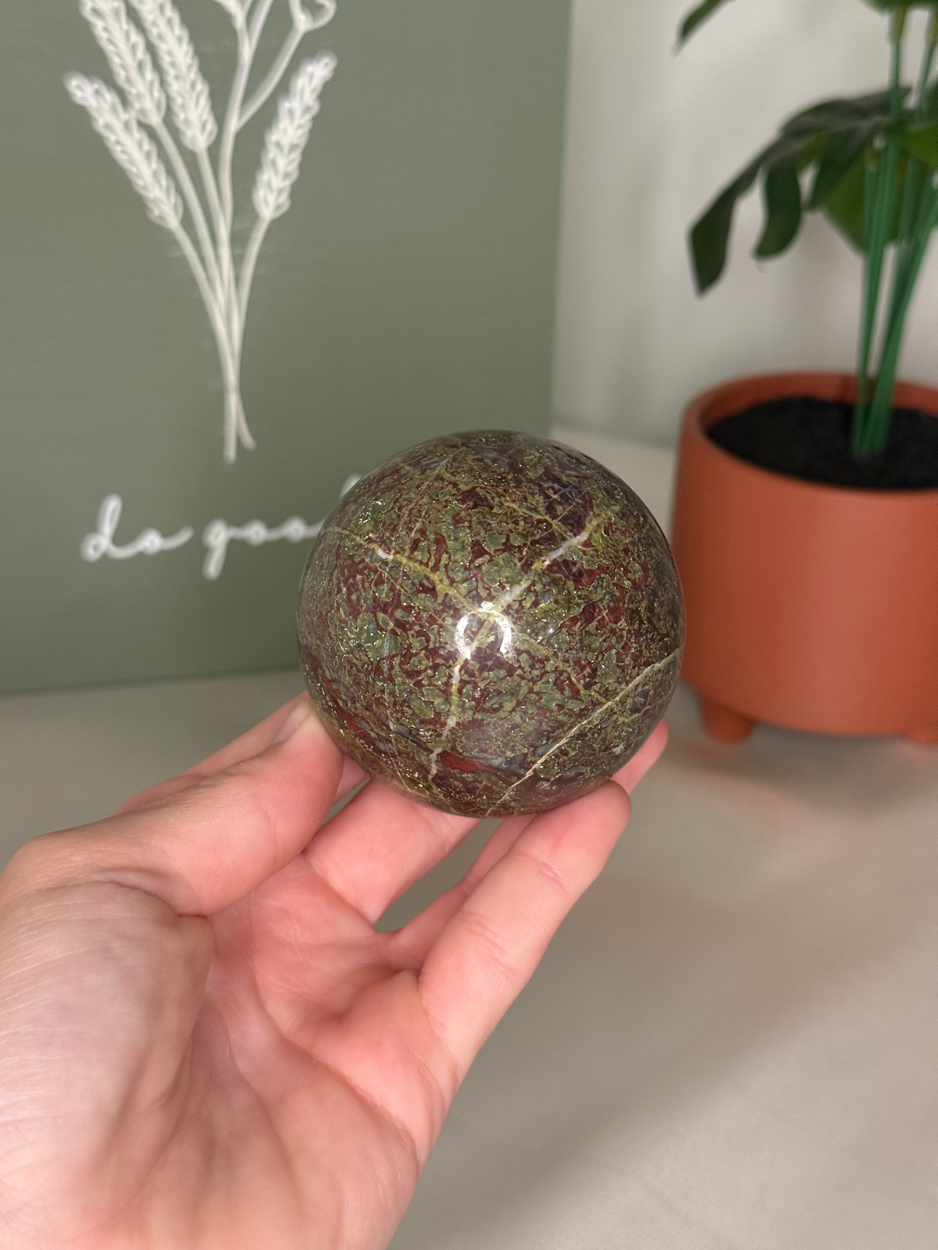 Dragons bloodstone sphere