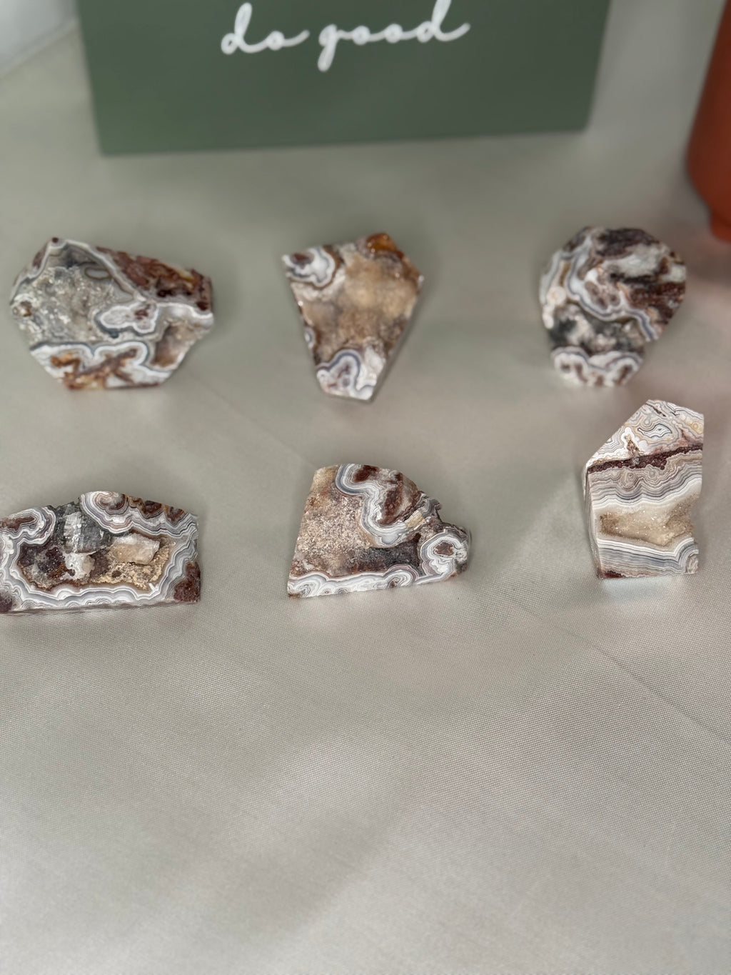Mexican crazy lace agate freeforms