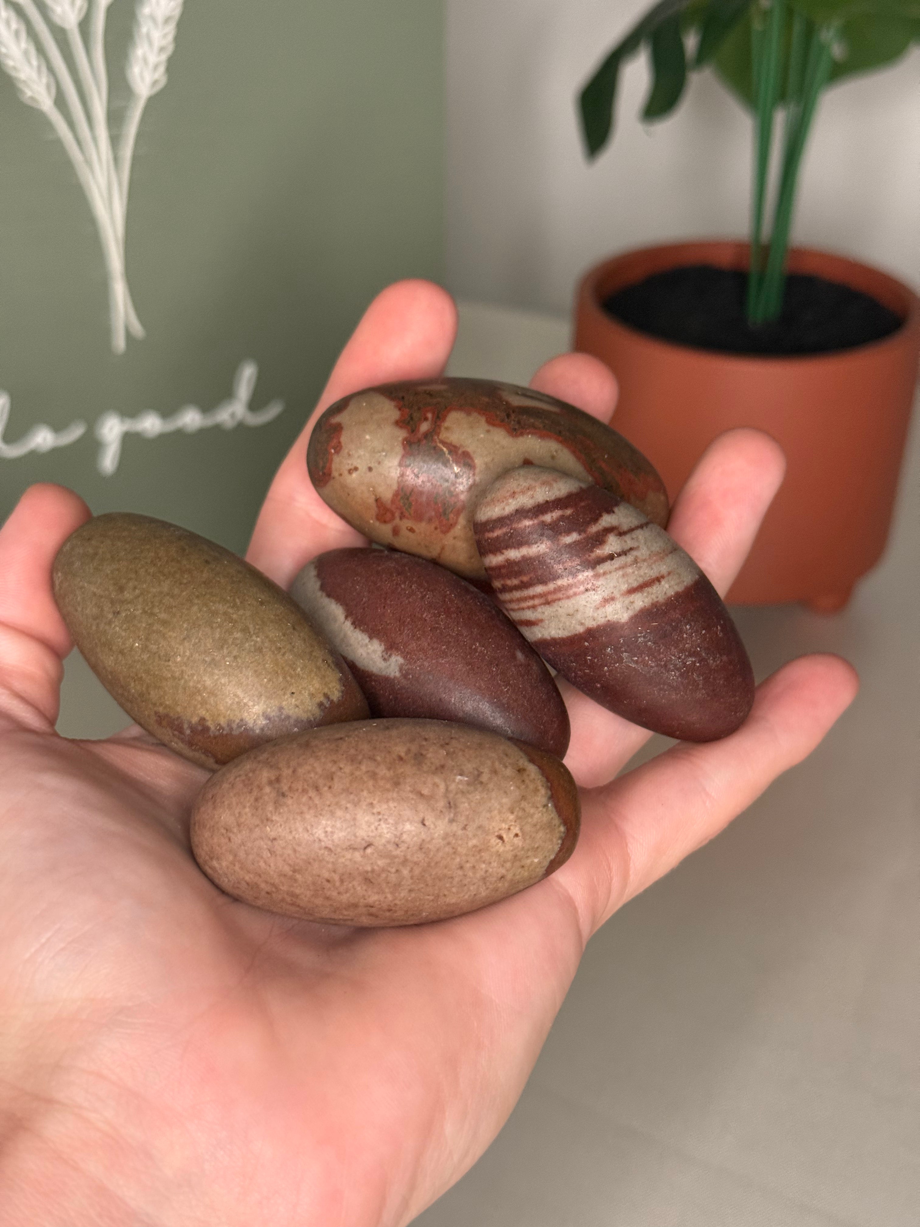 Shiva lingam stones