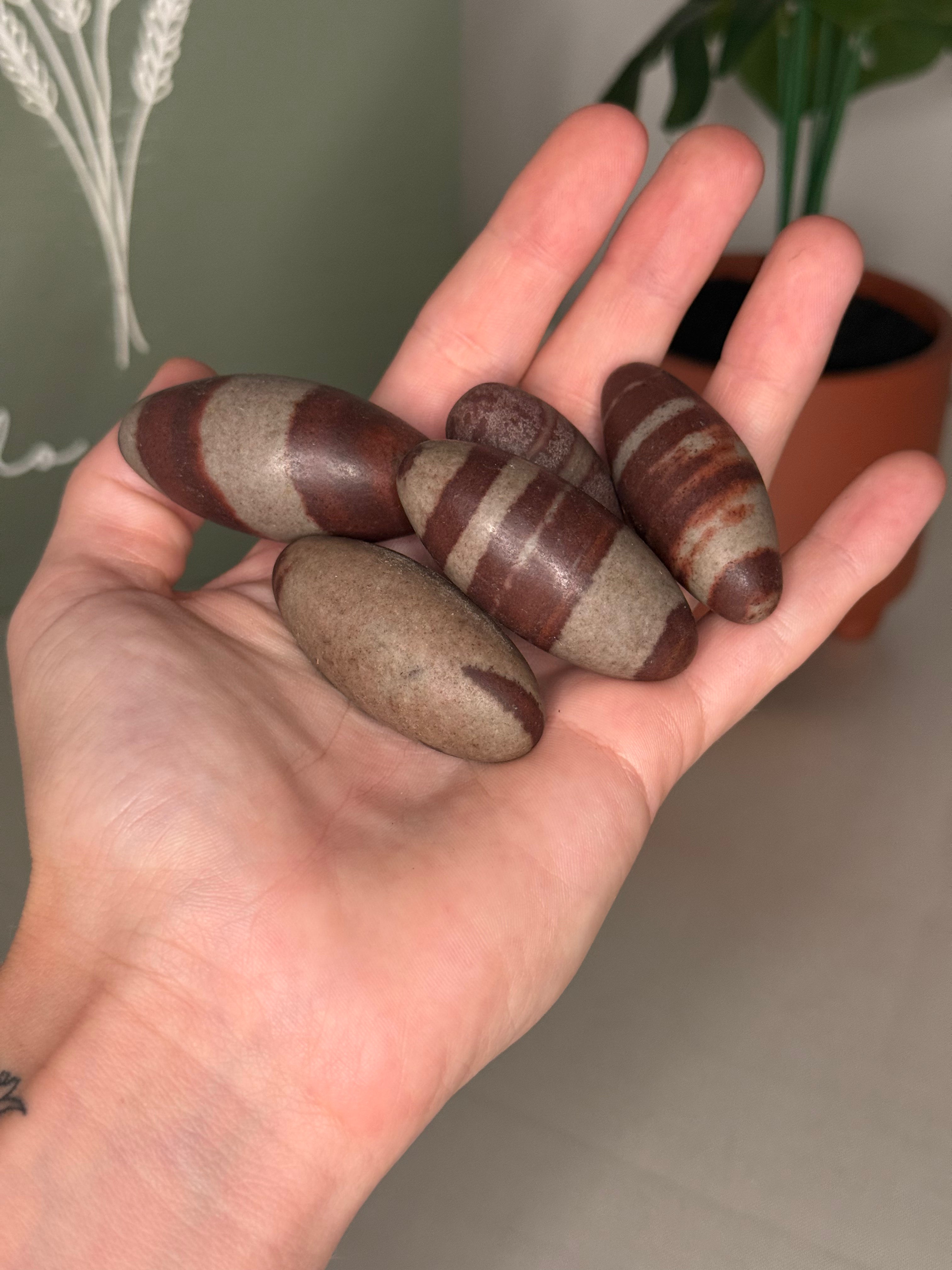Shiva lingam stones