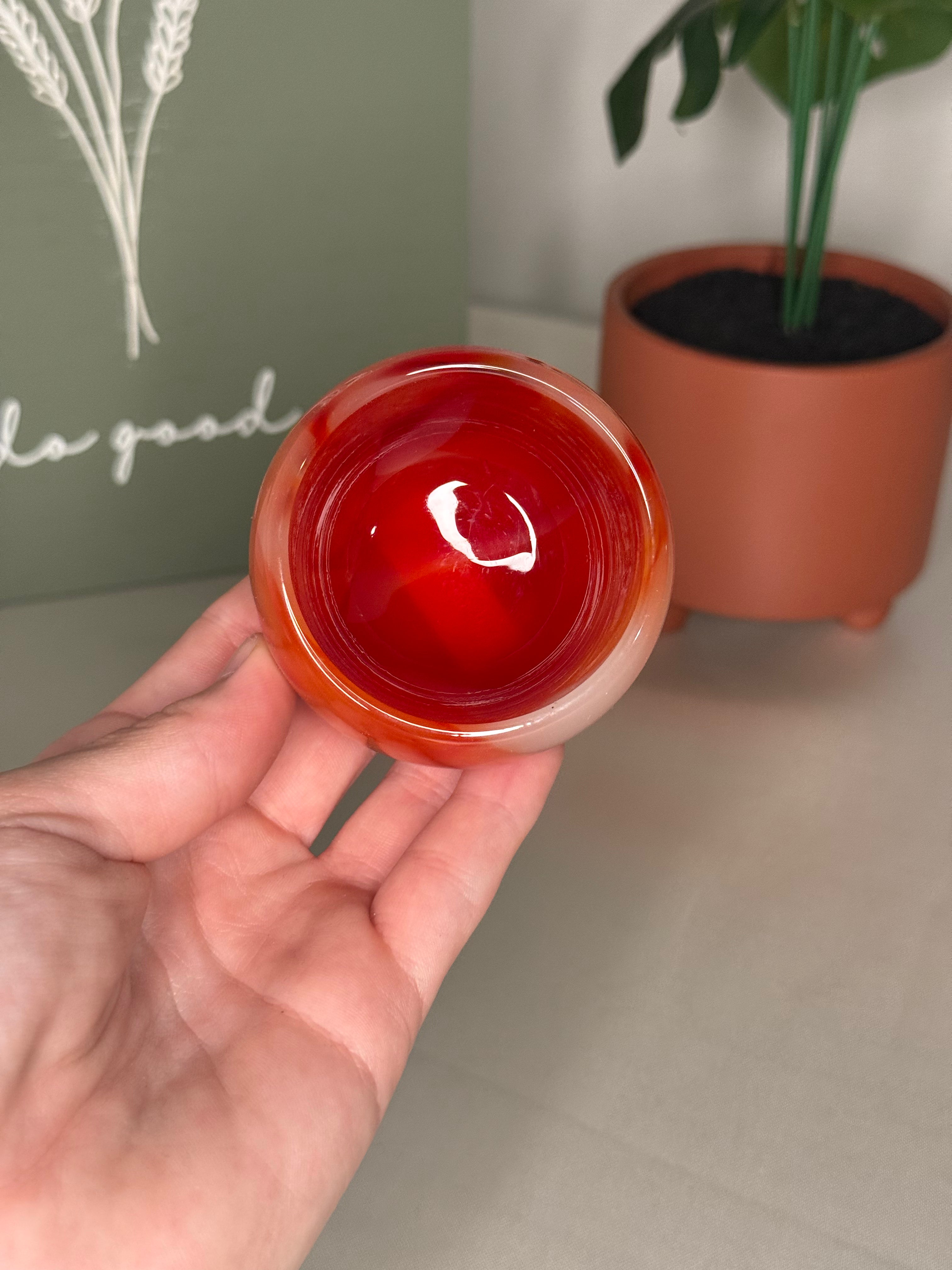 Agate bowl