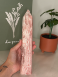 Large pink opal tower