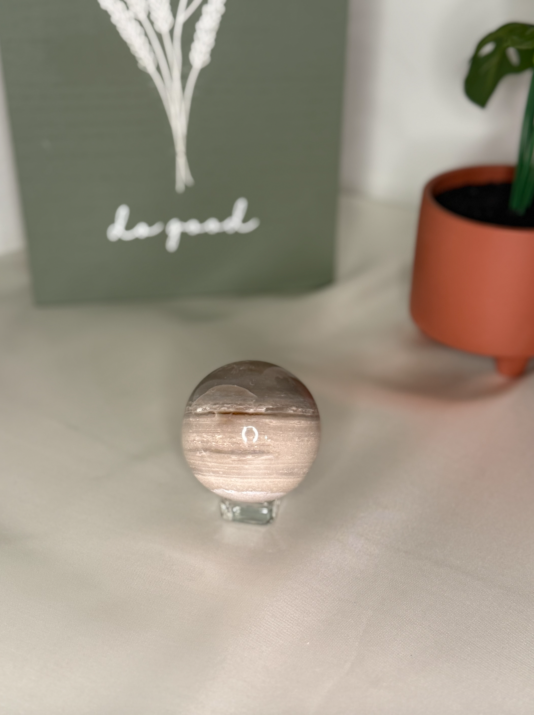 Ocean jasper sphere