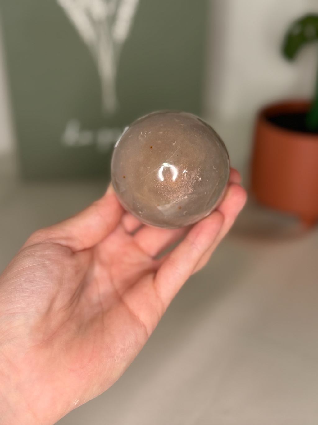 Ocean jasper sphere