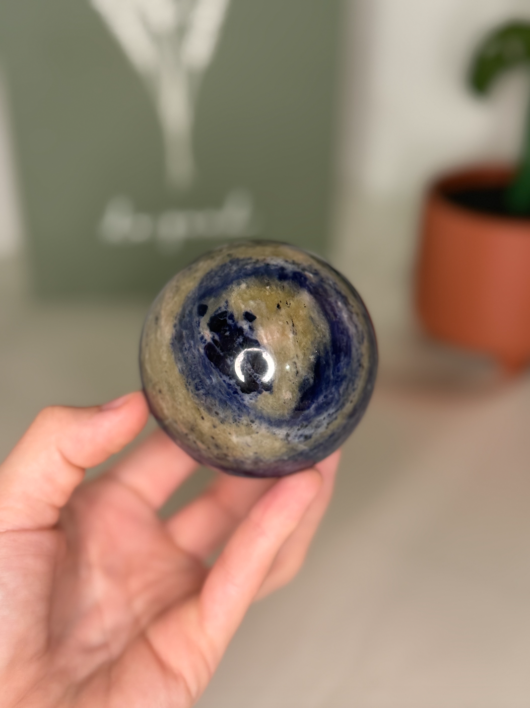 Sodalite sphere