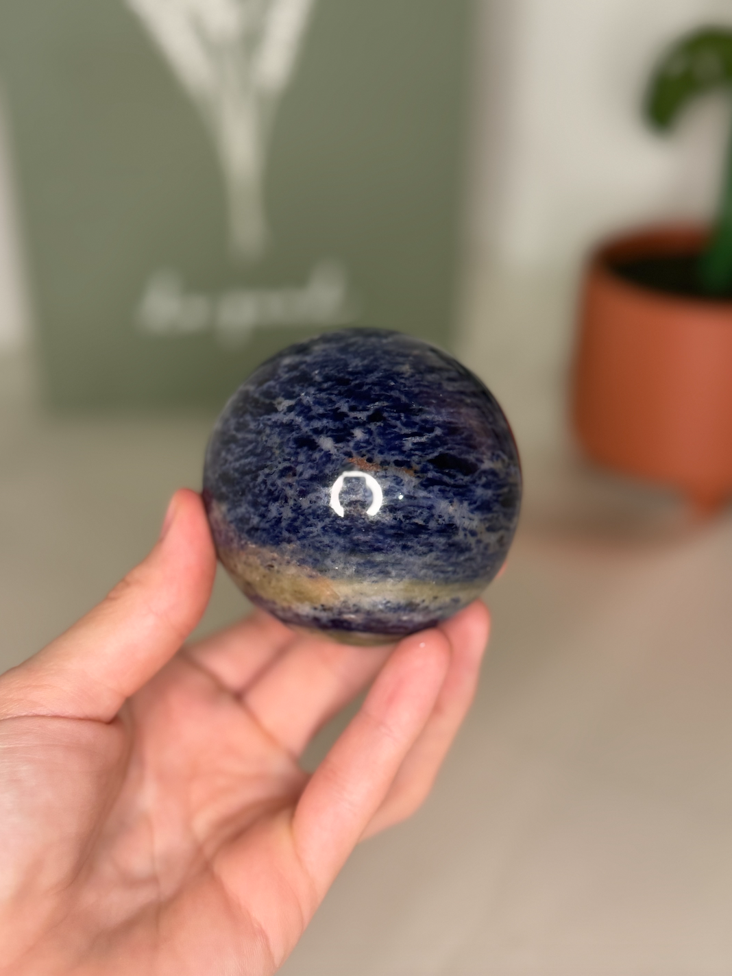 Sodalite sphere